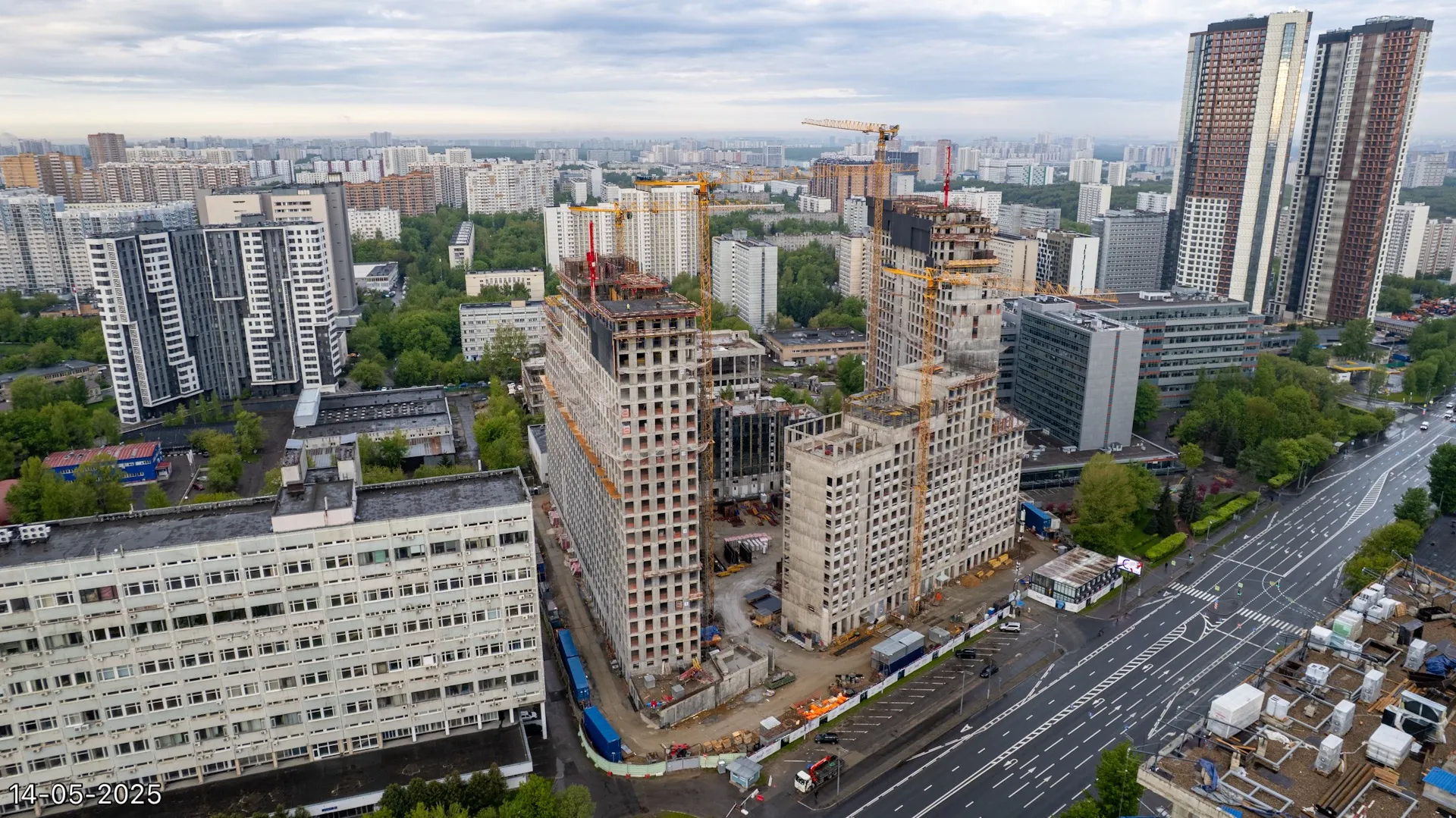 ЖК Обручева 30 ход строительства