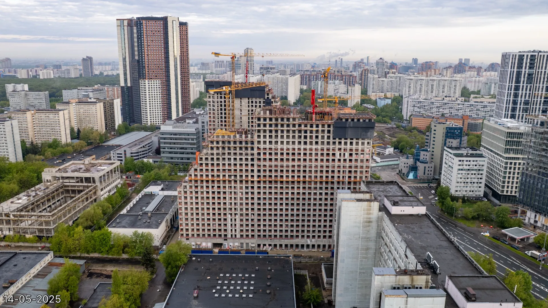 ЖК Обручева 30 ход строительства