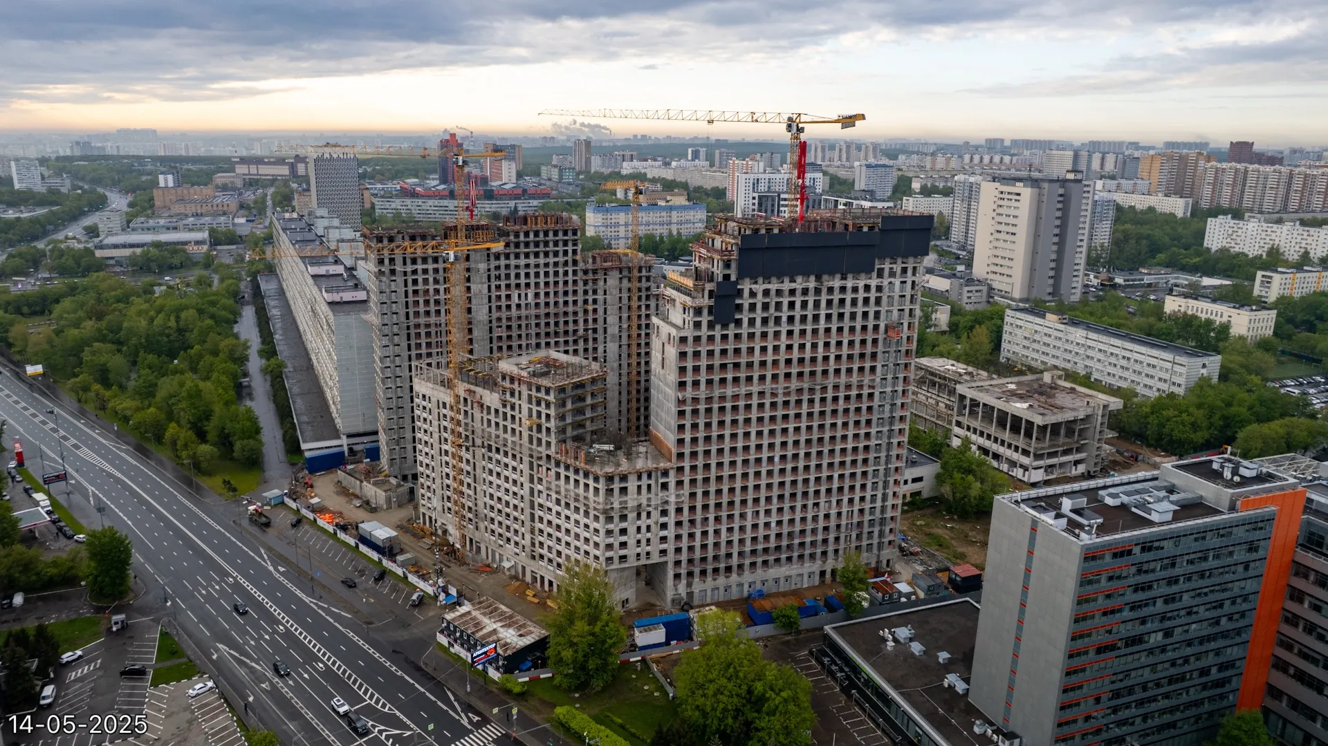 ЖК Обручева 30 ход строительства