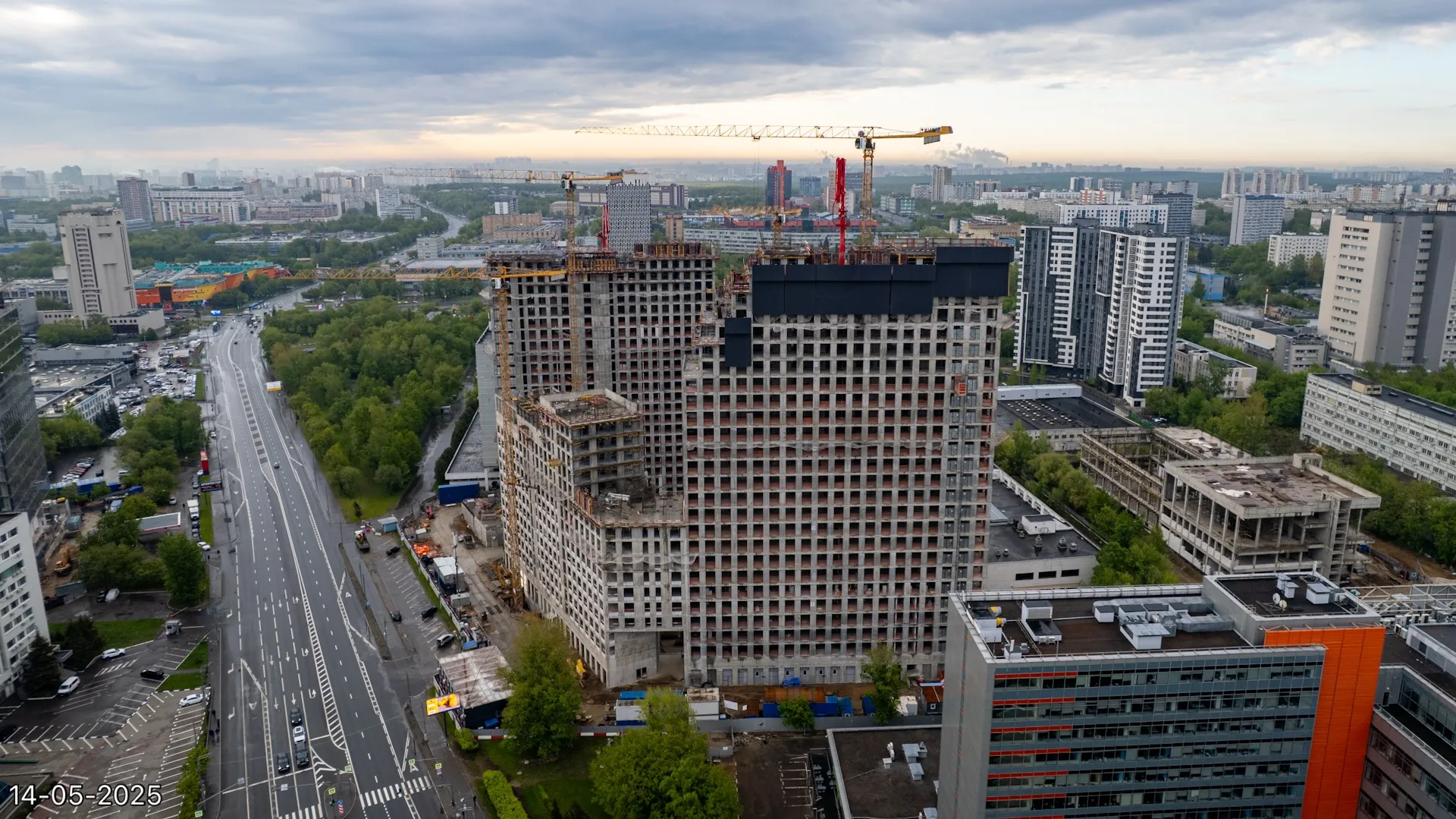 ЖК Обручева 30 ход строительства