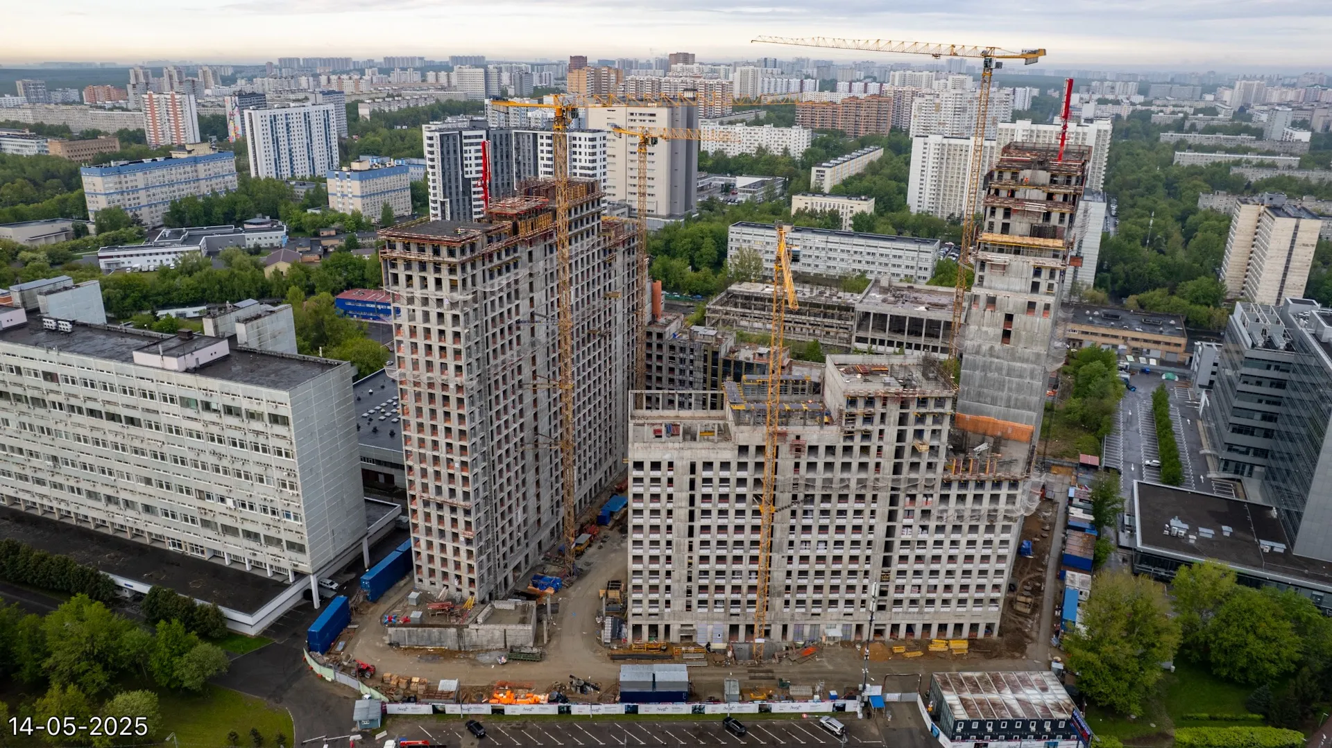 ЖК Обручева 30 ход строительства