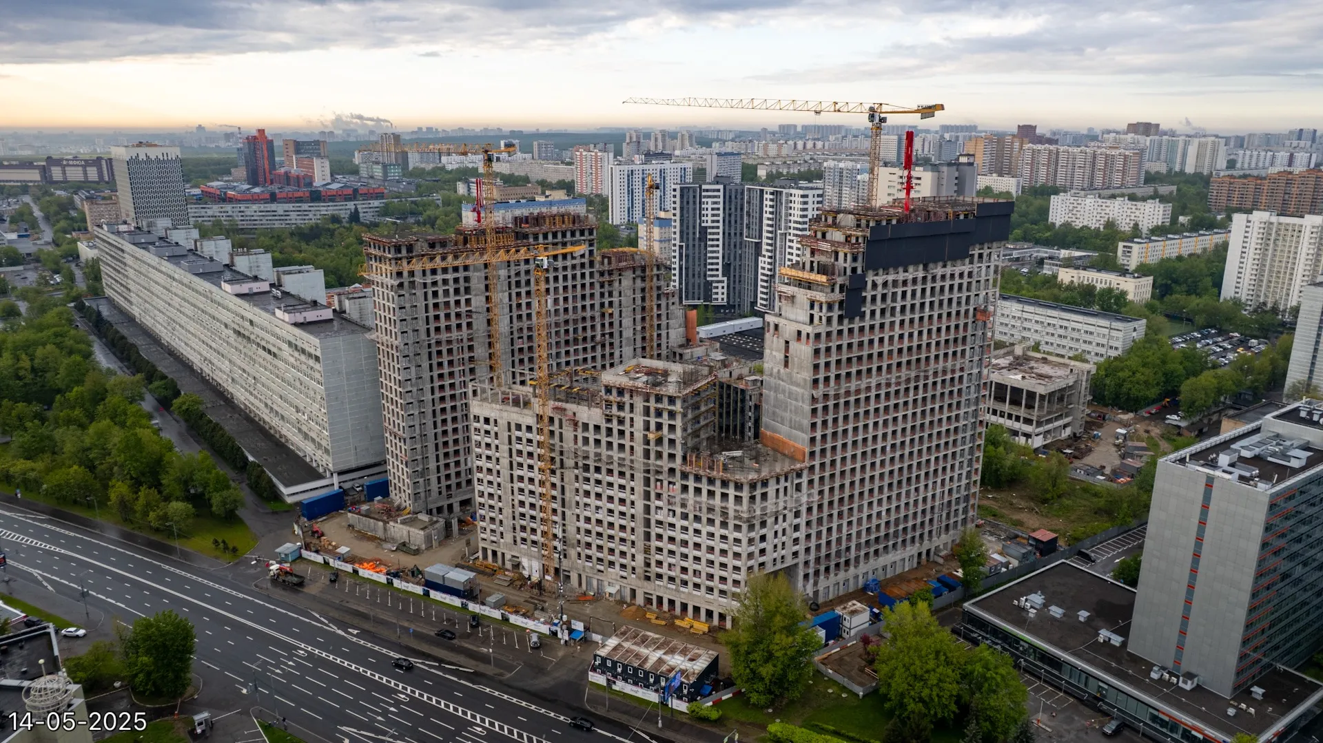 ЖК Обручева 30 ход строительства