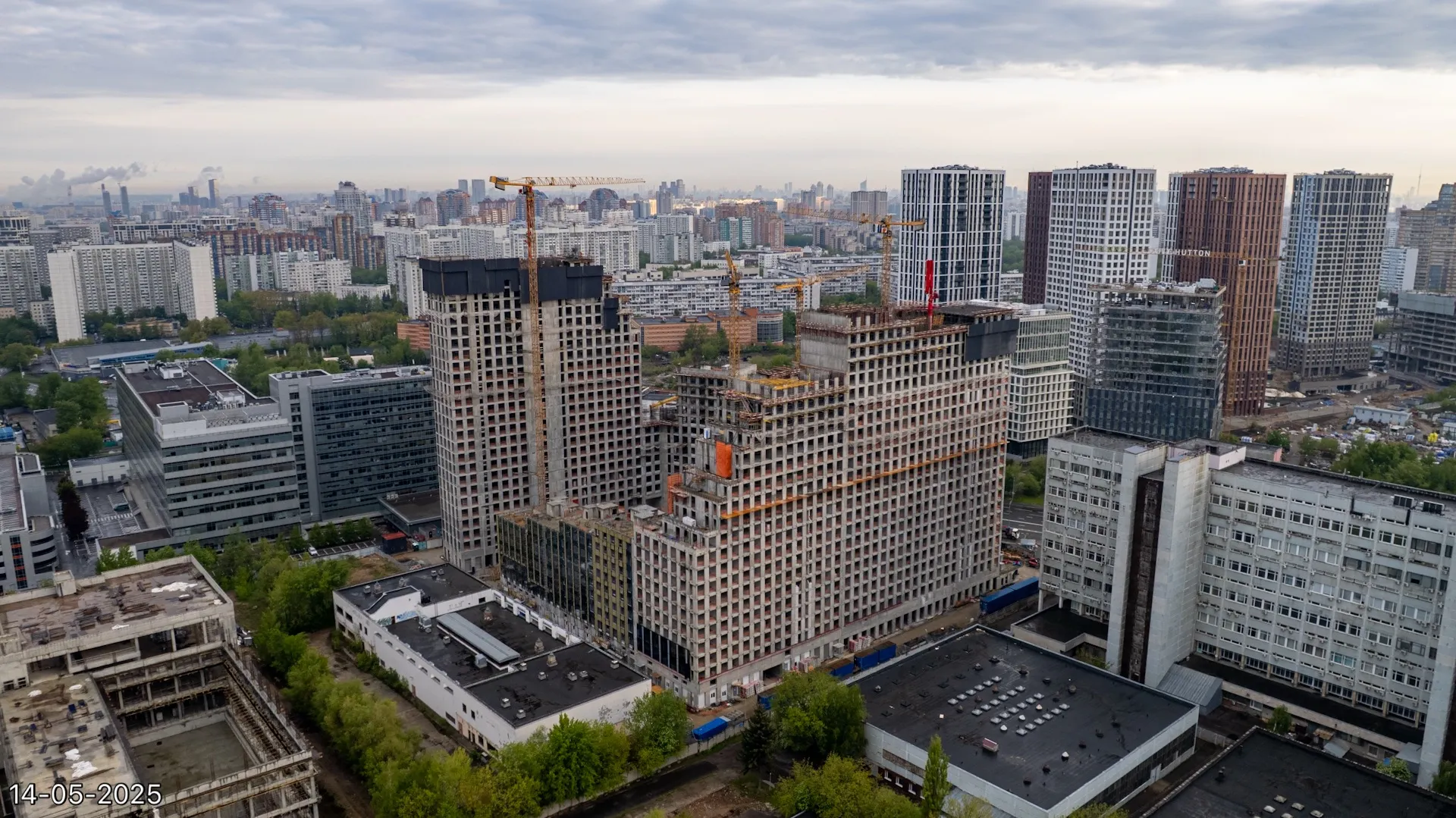 ЖК Обручева 30 ход строительства