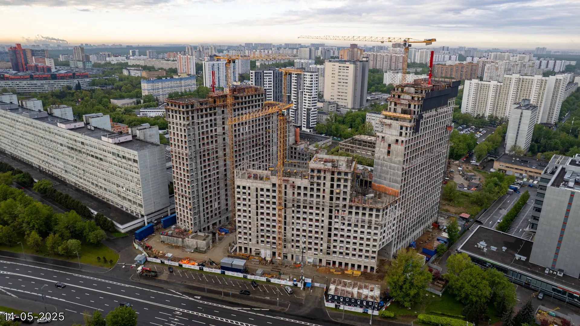 ЖК Обручева 30 ход строительства