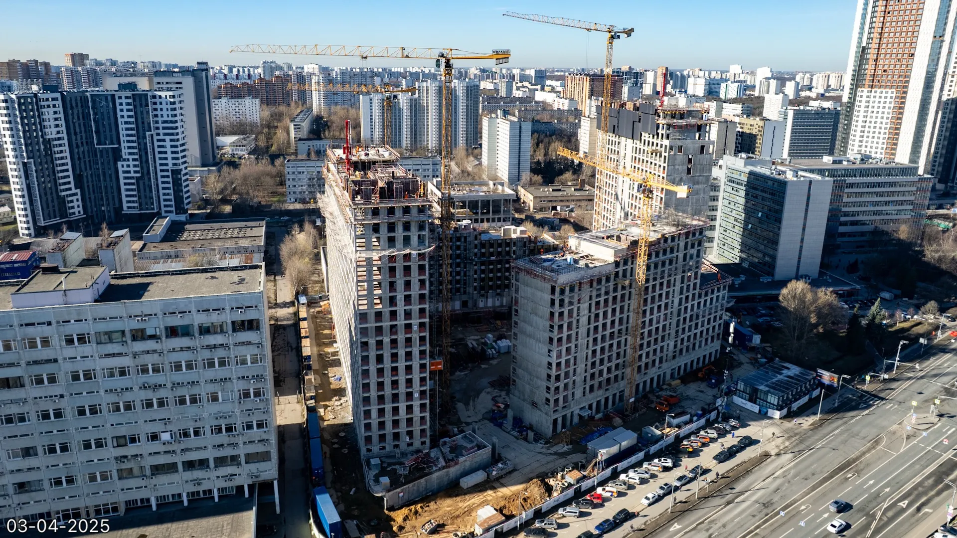 ЖК Обручева 30 ход строительства