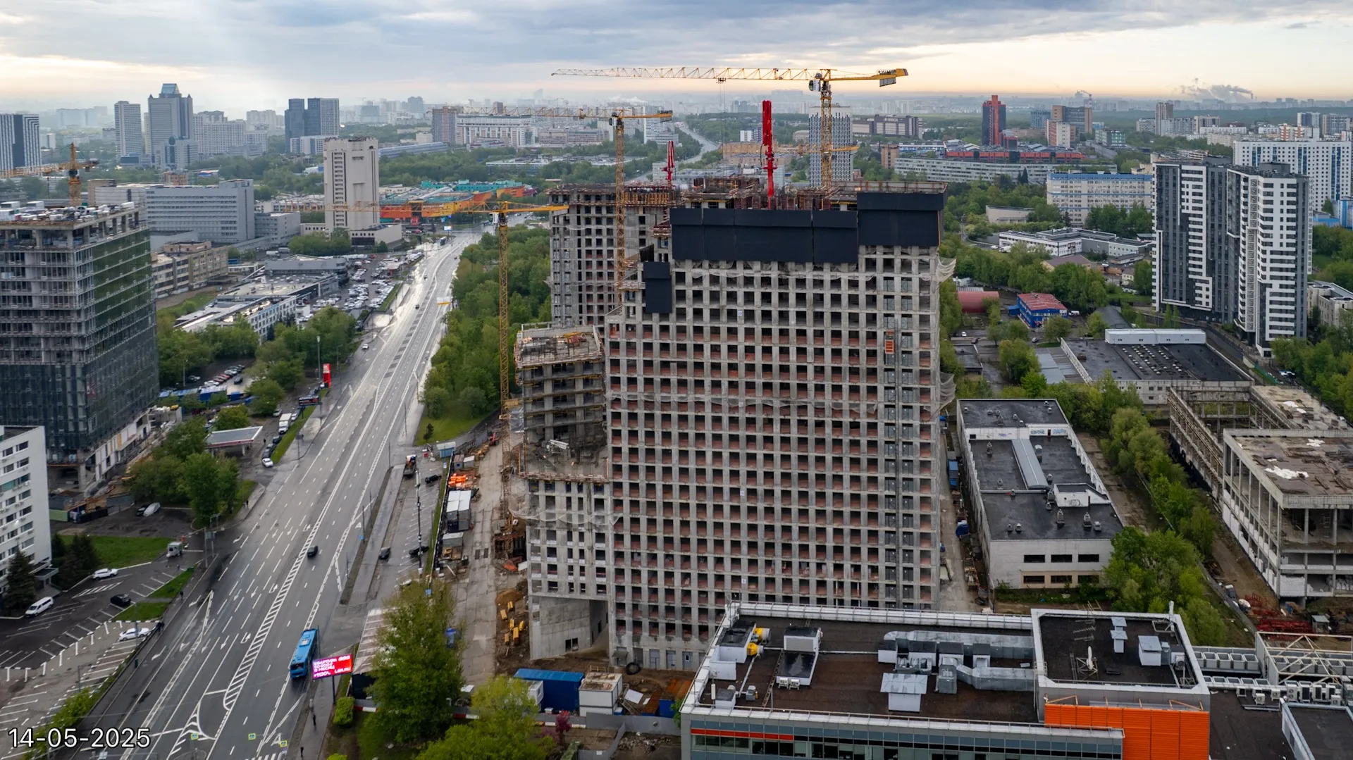 ЖК Обручева 30 ход строительства