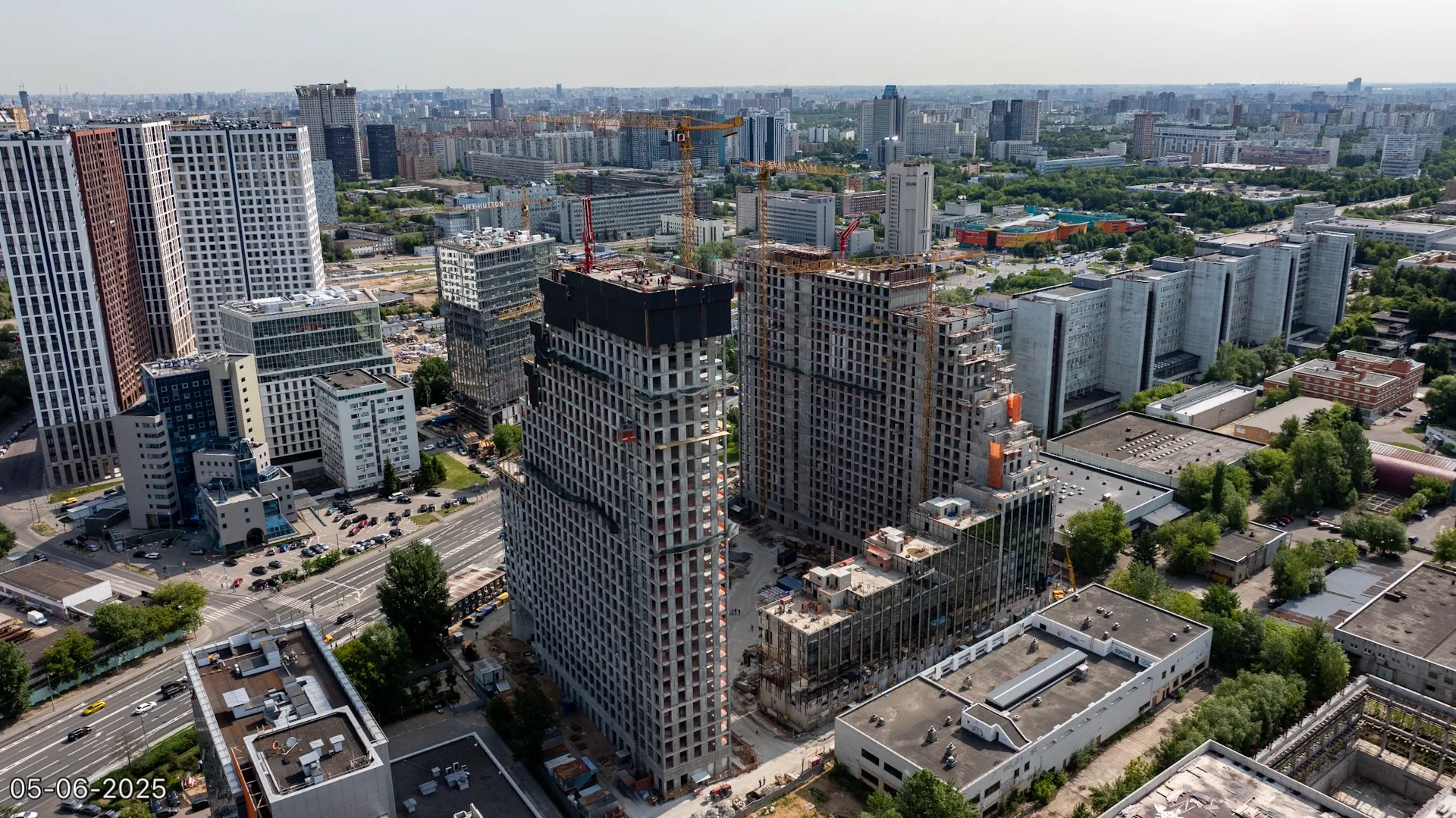 ЖК Обручева 30 ход строительства