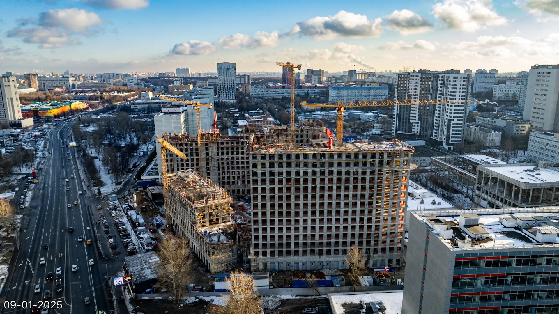 ЖК Обручева 30 ход строительства