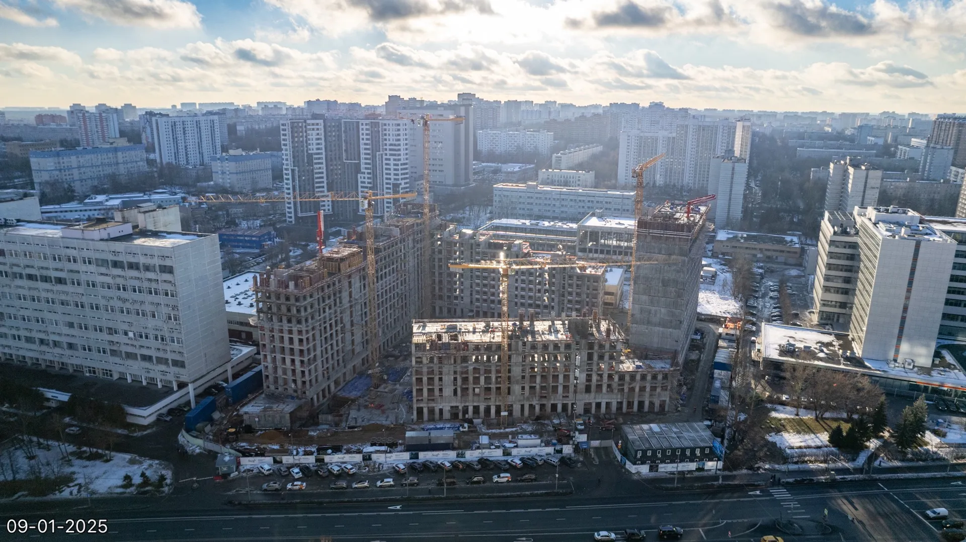 ЖК Обручева 30 ход строительства