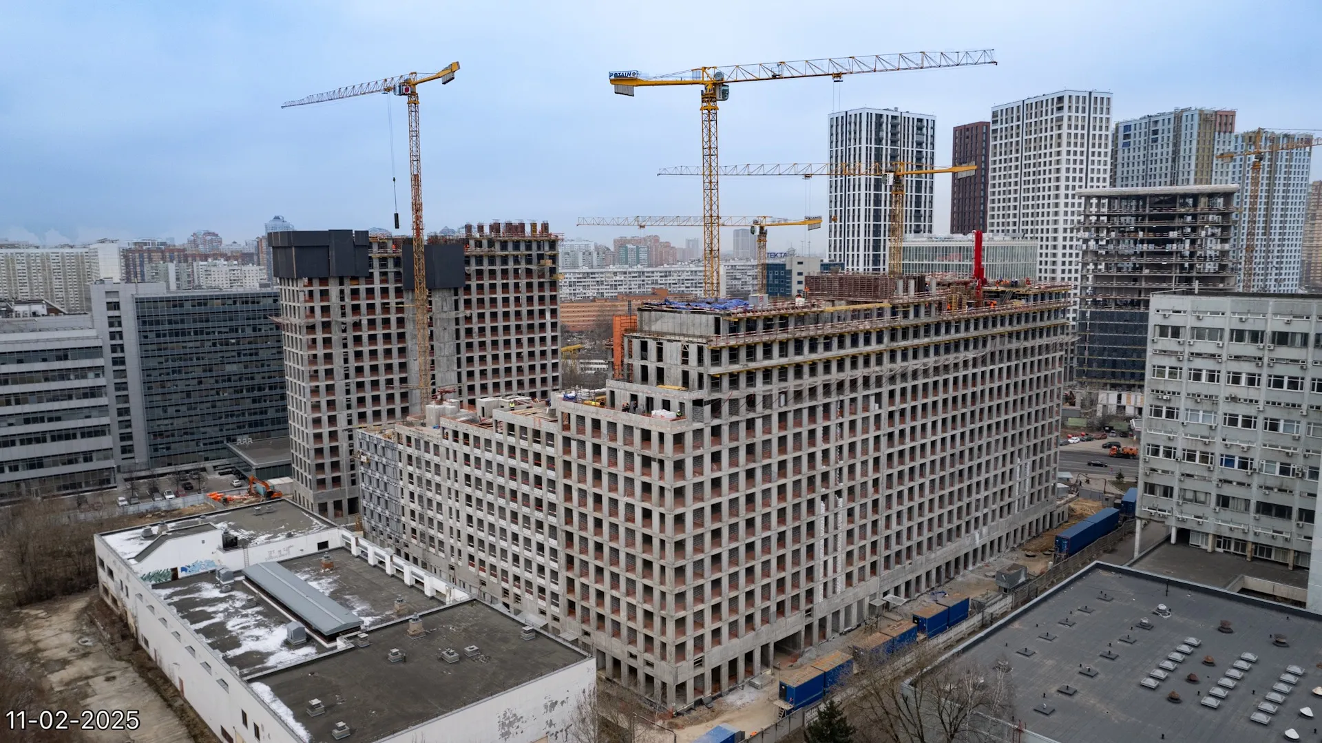 ЖК Обручева 30 ход строительства