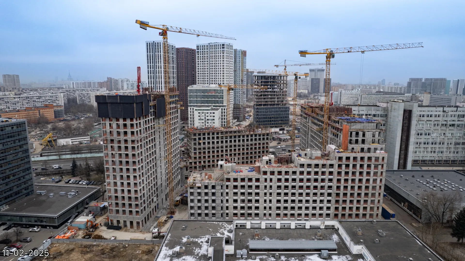 ЖК Обручева 30 ход строительства