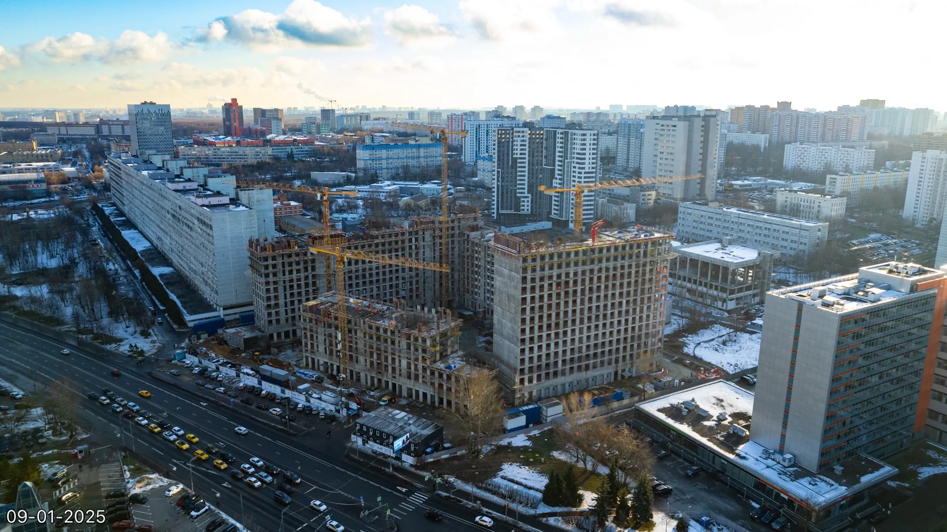 ЖК Обручева 30 ход строительства