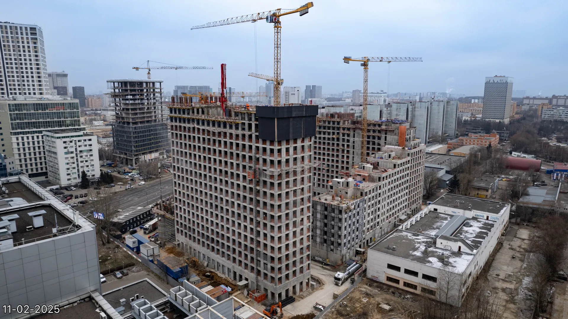 ЖК Обручева 30 ход строительства