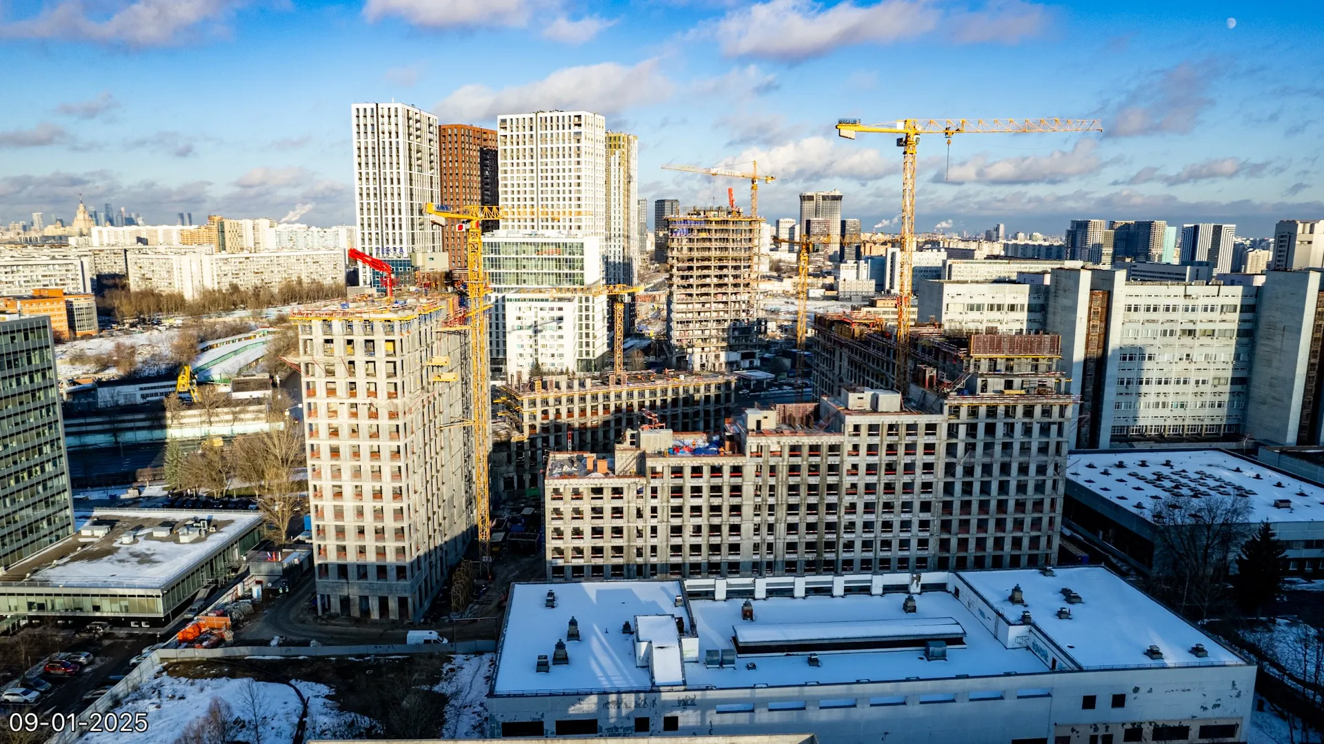 ЖК Обручева 30 ход строительства