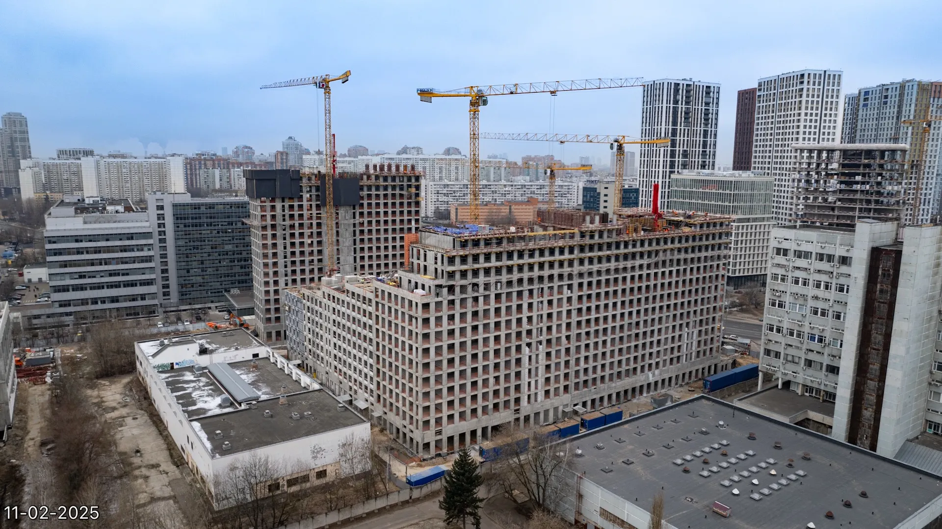 ЖК Обручева 30 ход строительства