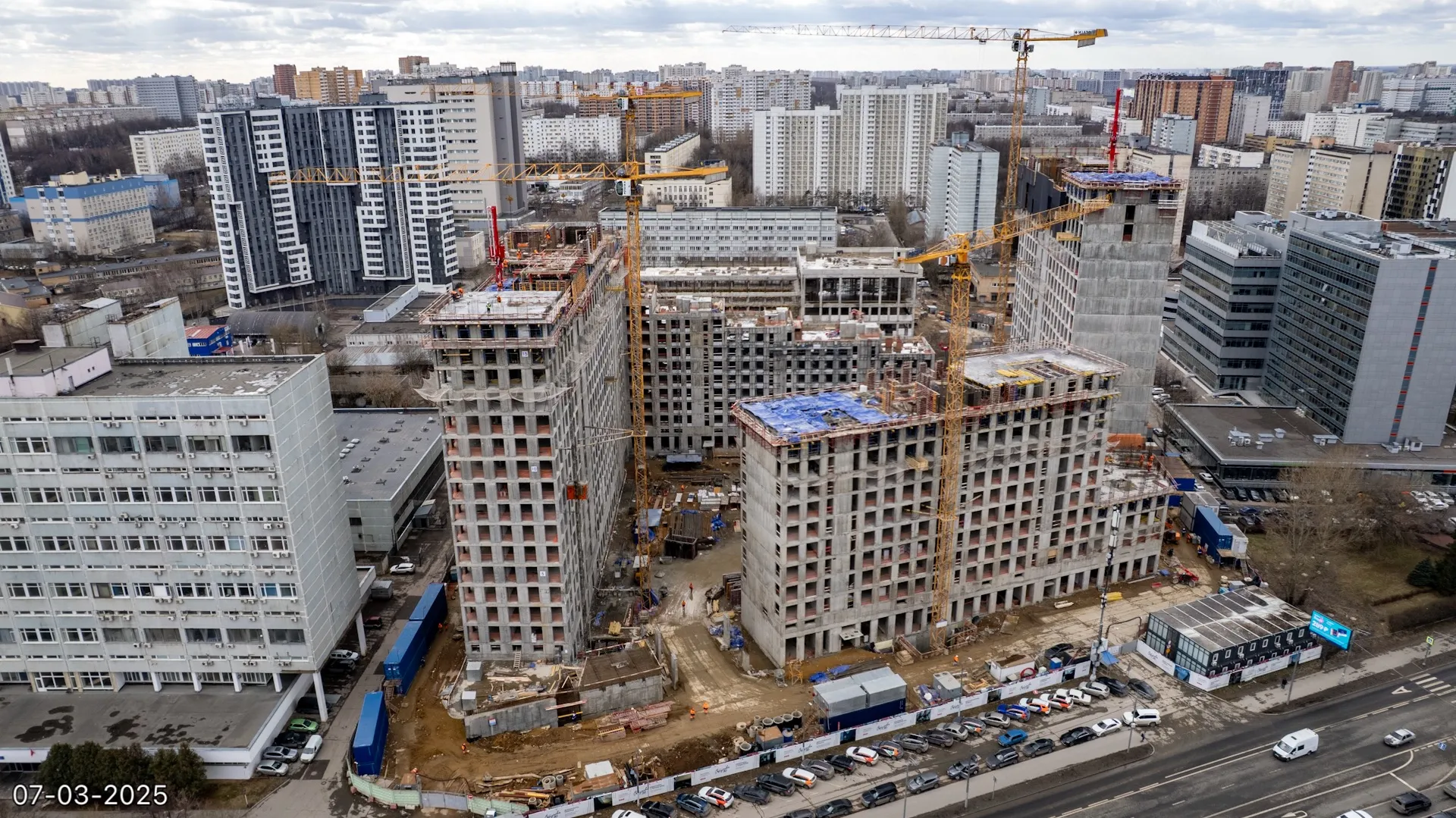 ЖК Обручева 30 ход строительства