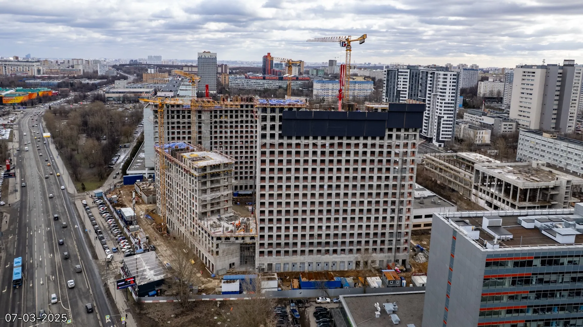 ЖК Обручева 30 ход строительства