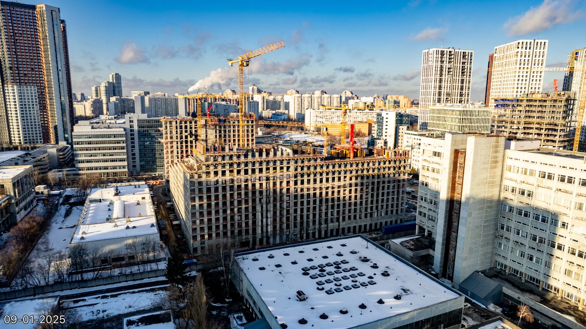 ЖК Обручева 30 ход строительства