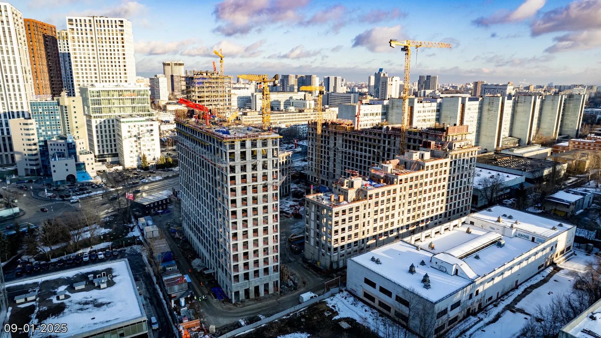 ЖК Обручева 30 ход строительства