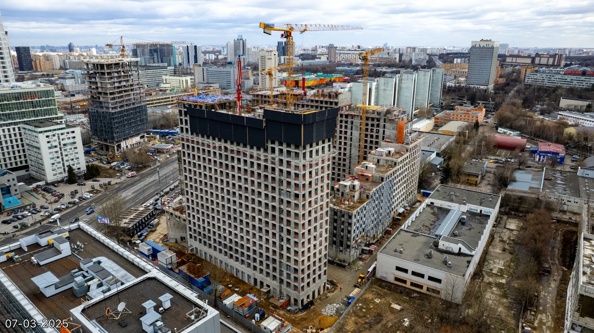 ЖК Обручева 30 ход строительства