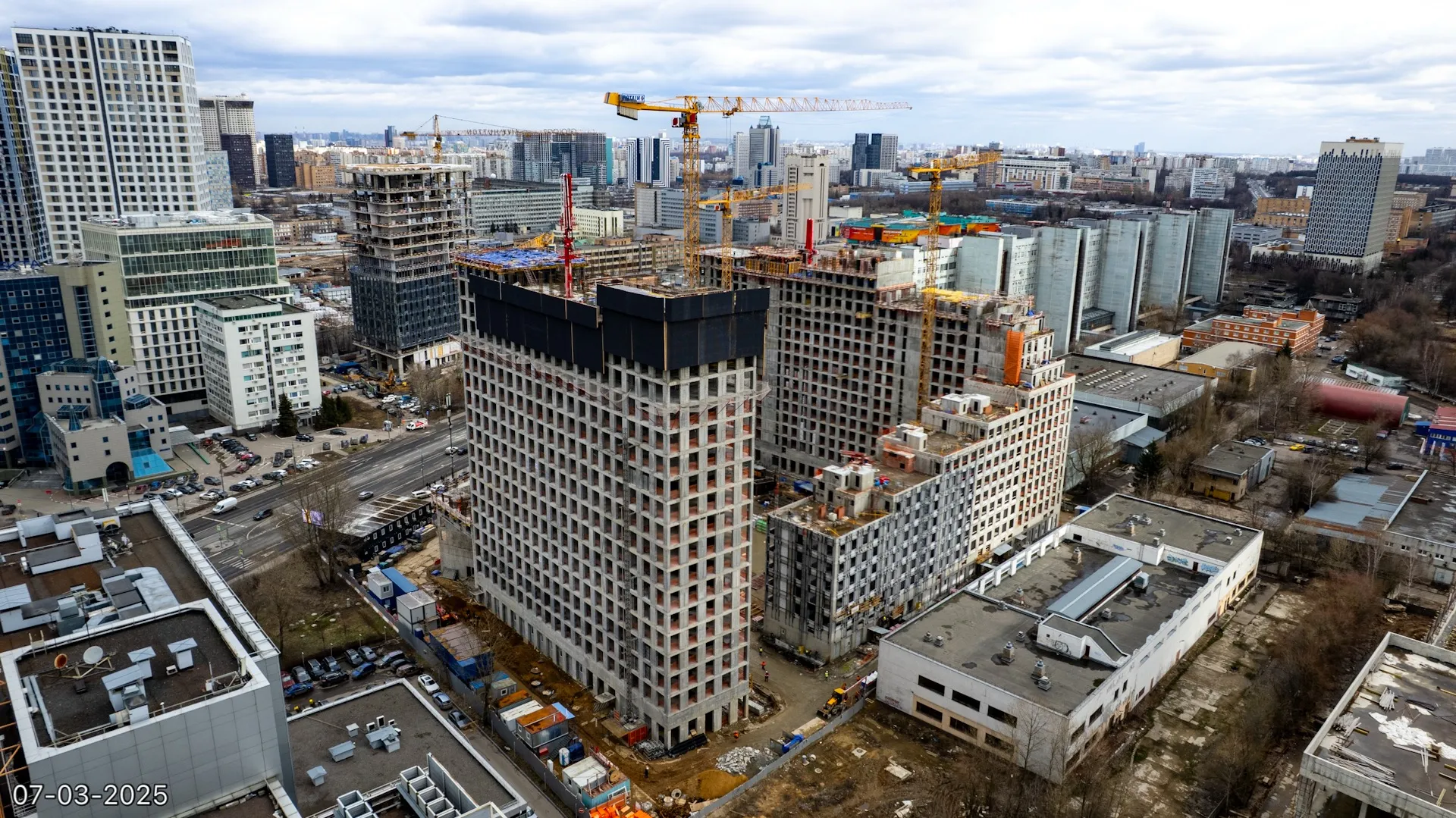 ЖК Обручева 30 ход строительства