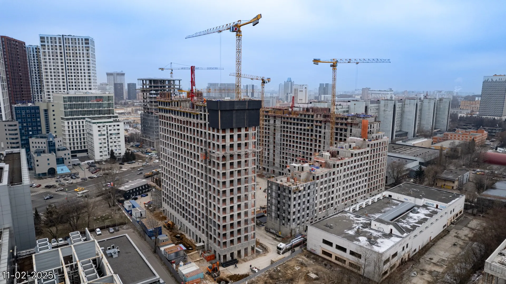 ЖК Обручева 30 ход строительства