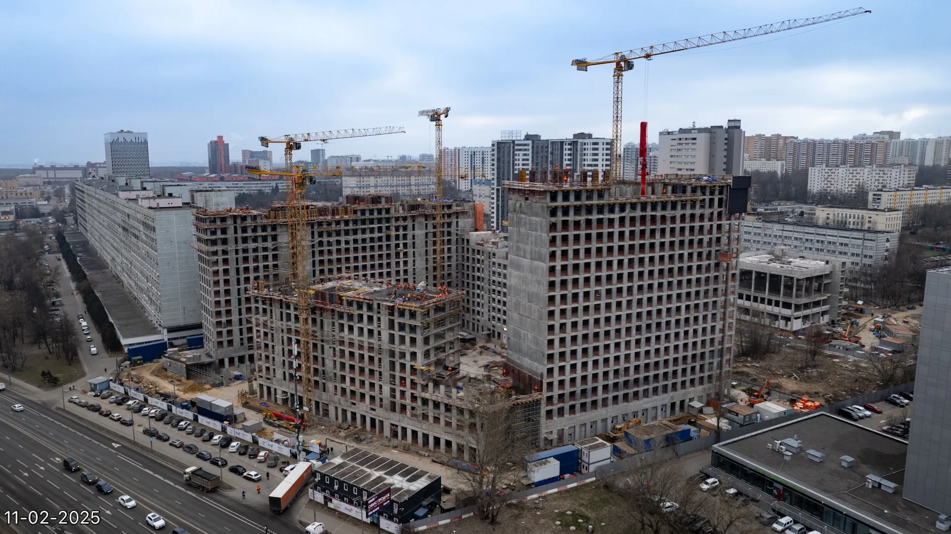 ЖК Обручева 30 ход строительства