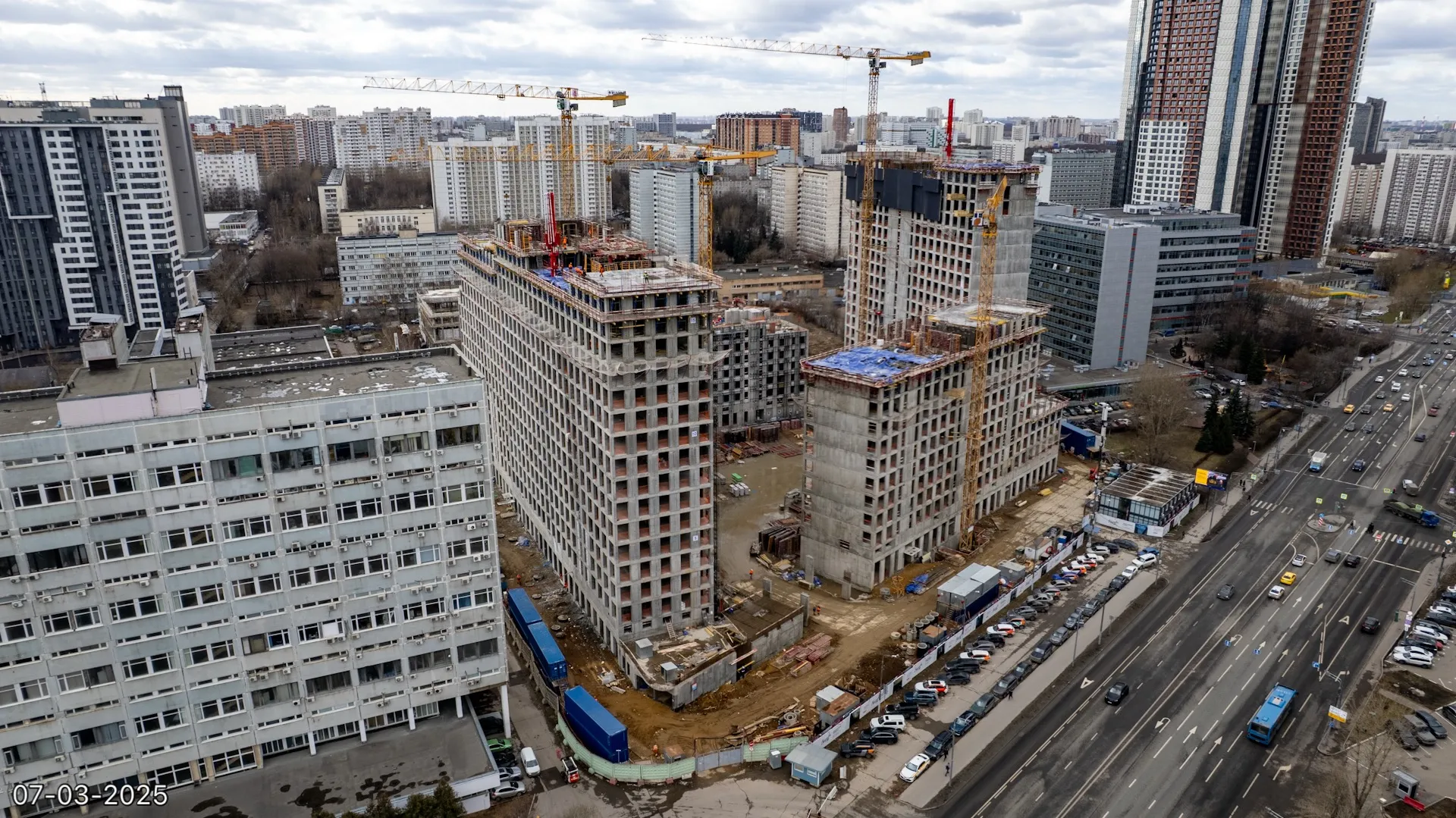 ЖК Обручева 30 ход строительства