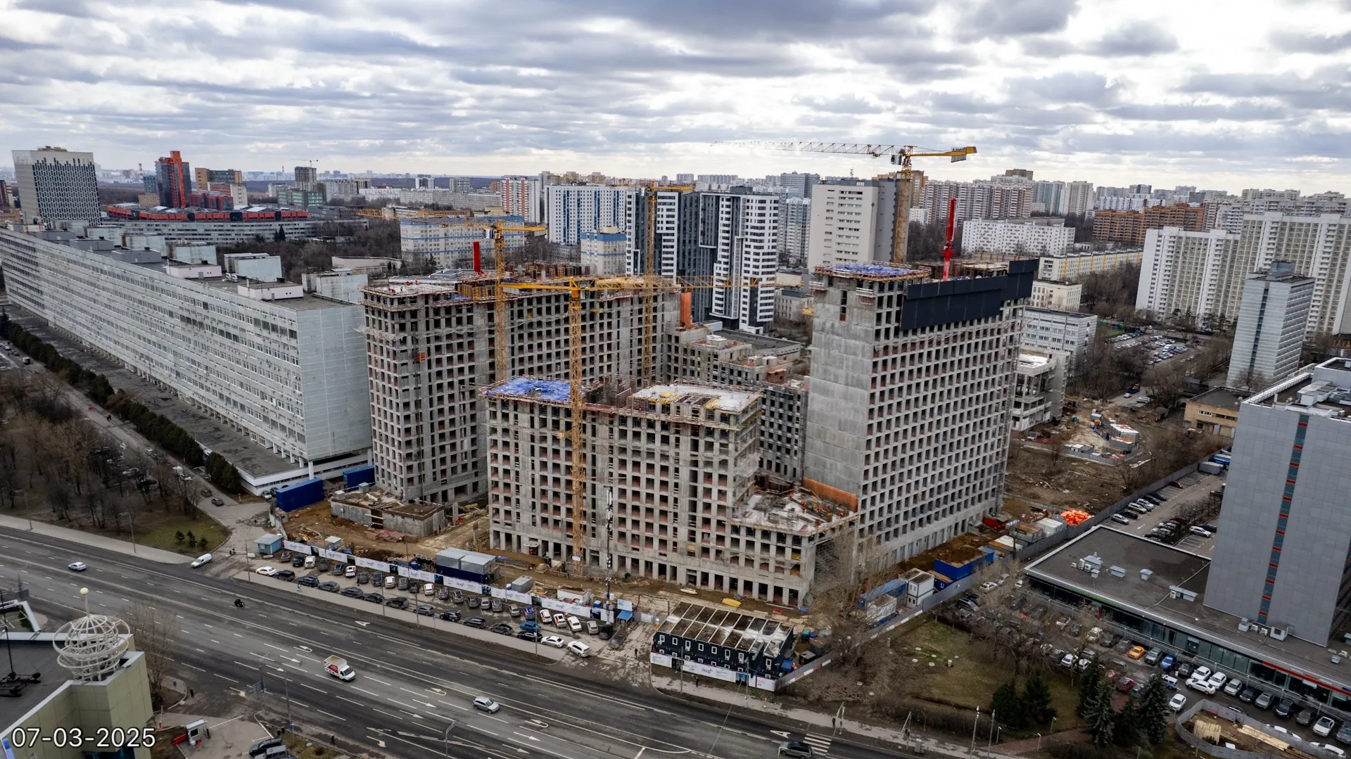 ЖК Обручева 30 ход строительства