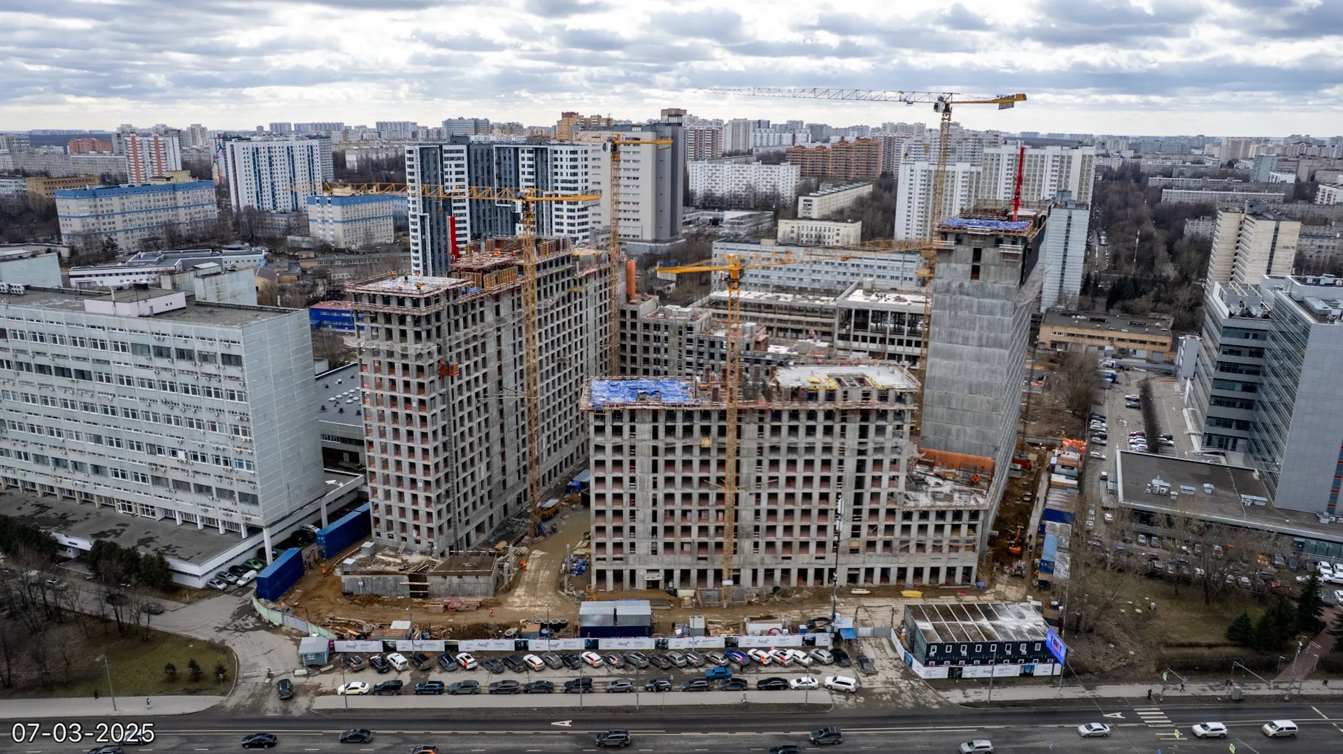 ЖК Обручева 30 ход строительства