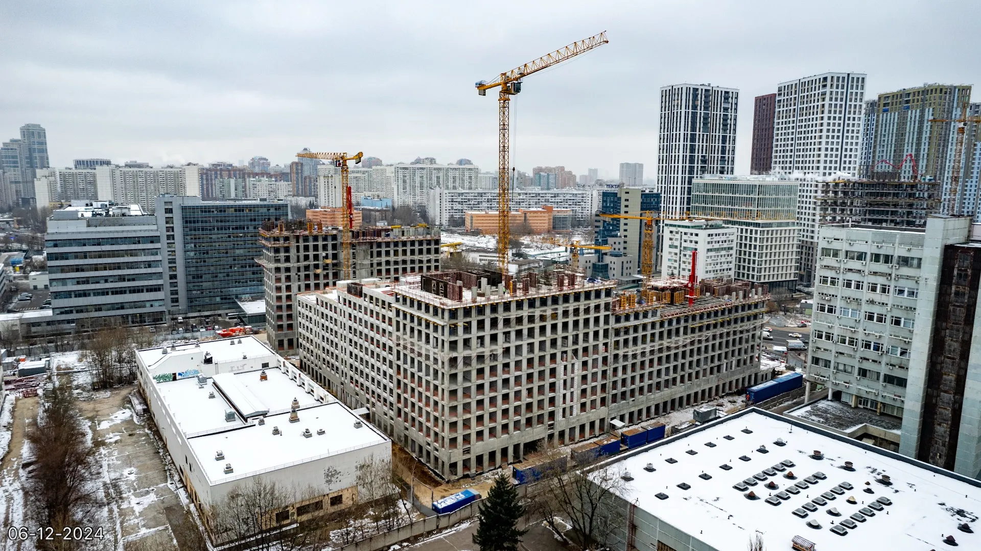 ЖК Обручева 30 ход строительства