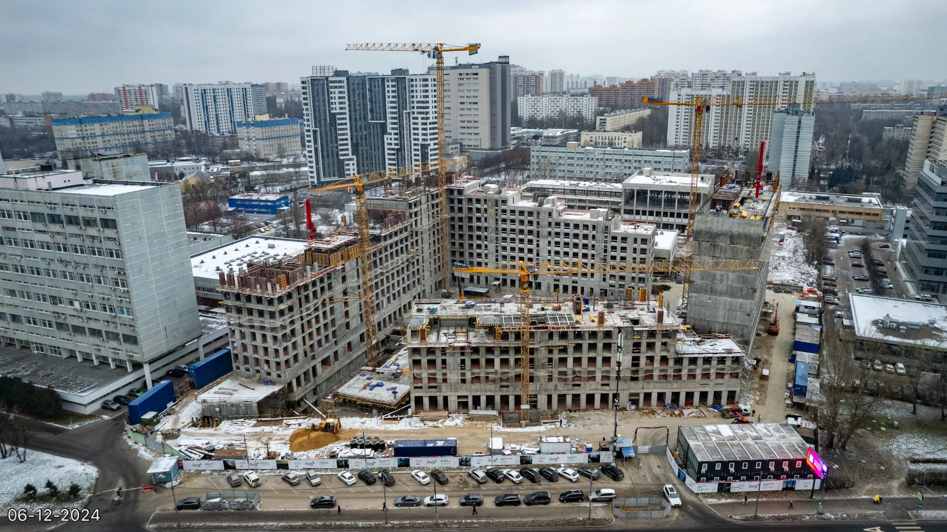 ЖК Обручева 30 ход строительства