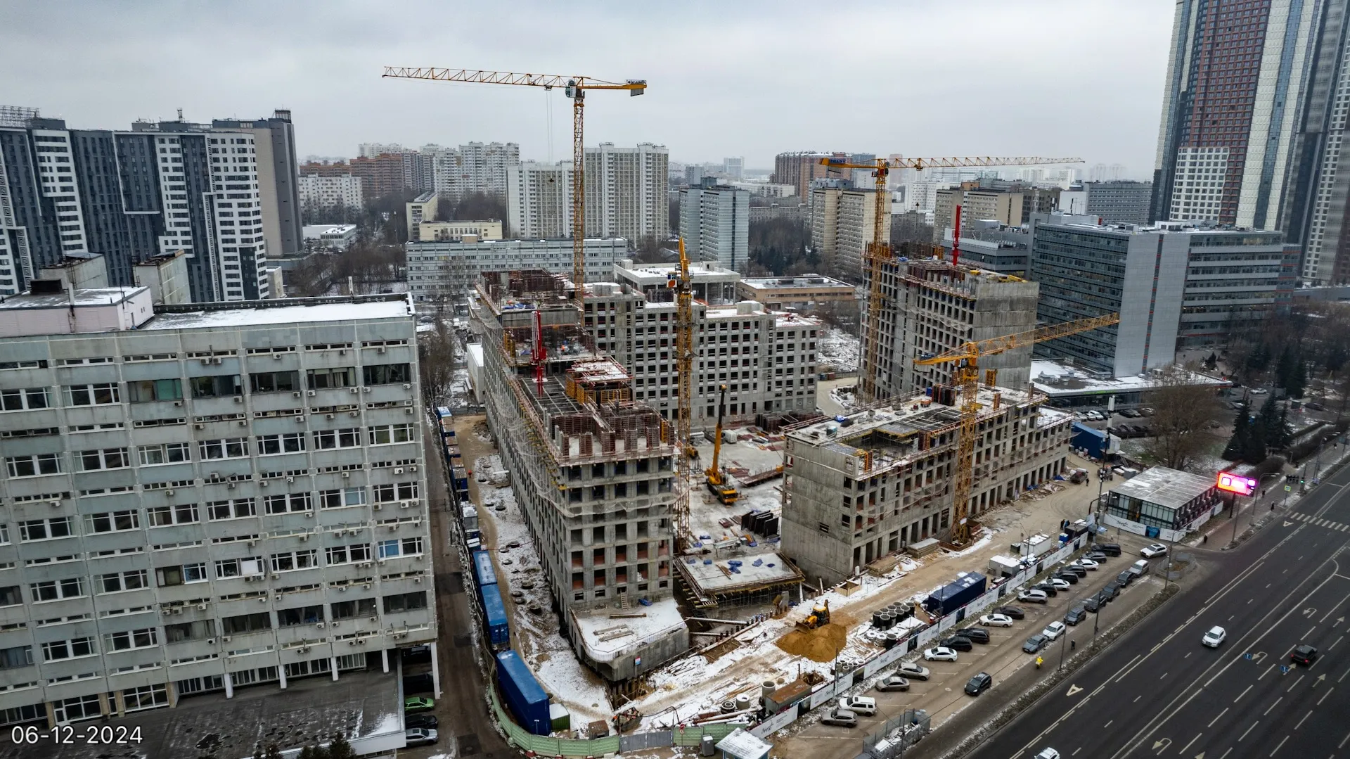 ЖК Обручева 30 ход строительства