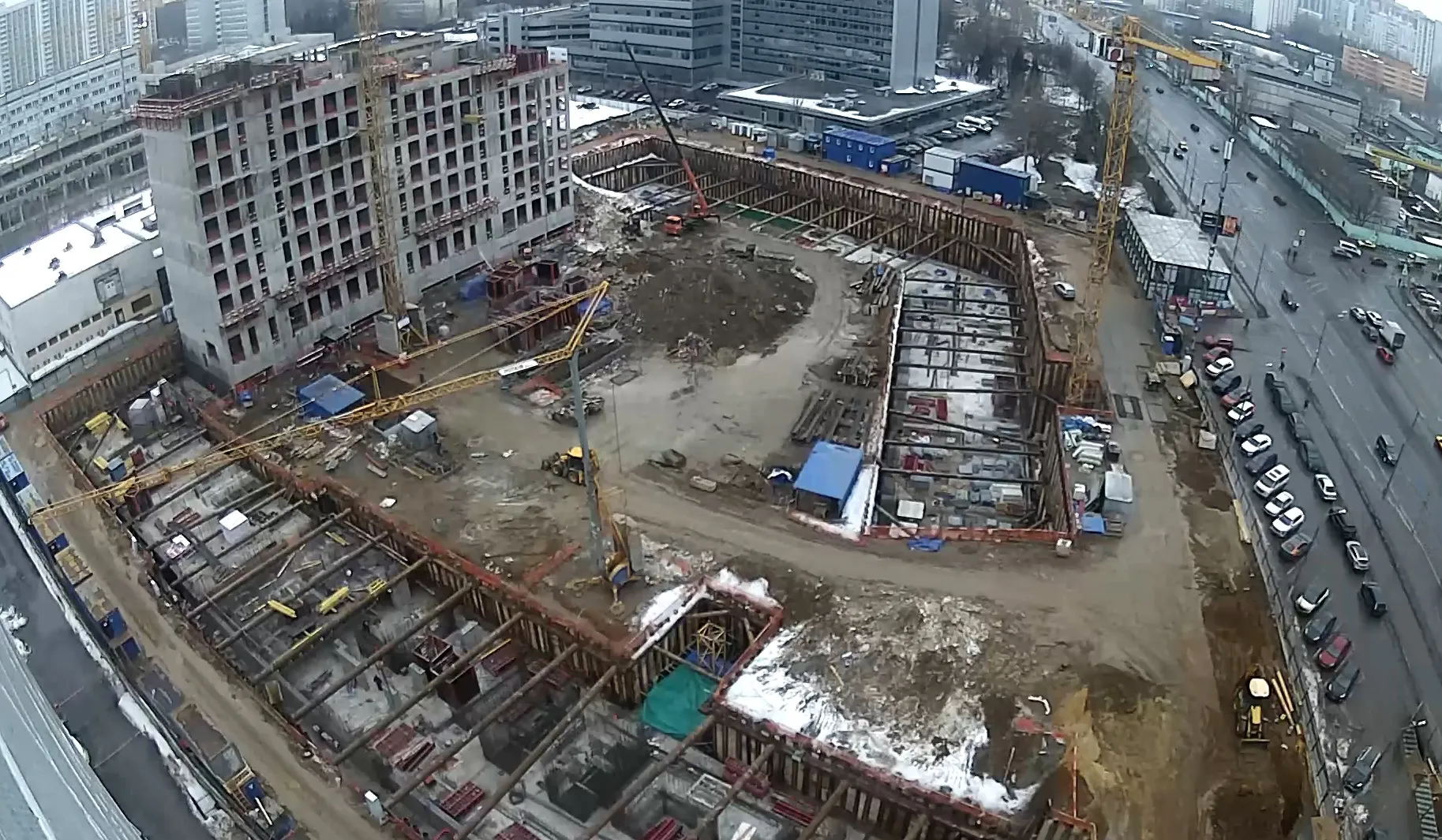 ЖК Обручева 30 ход строительства