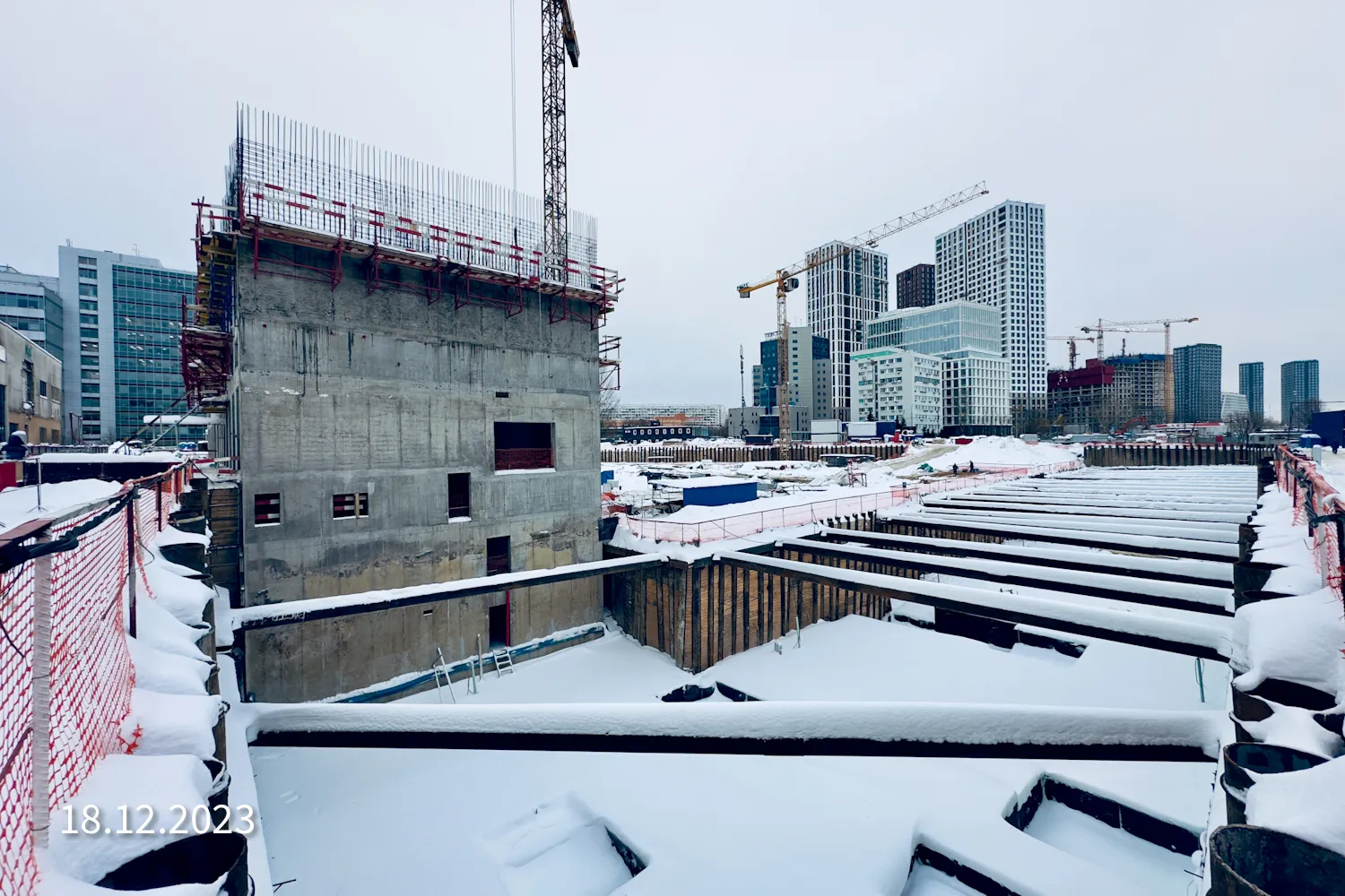 ЖК Обручева 30 ход строительства