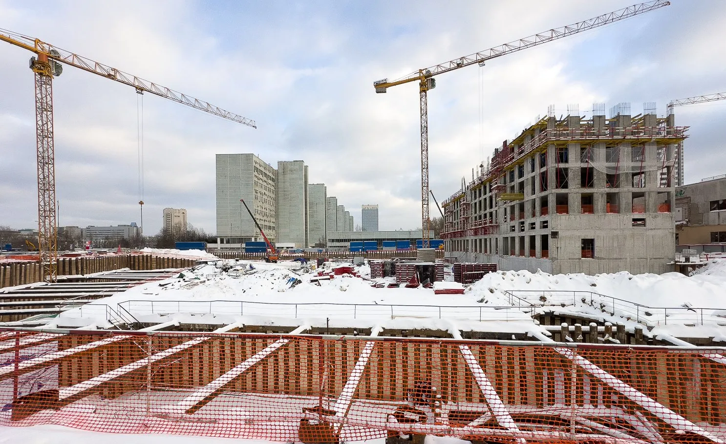 ЖК Обручева 30 ход строительства