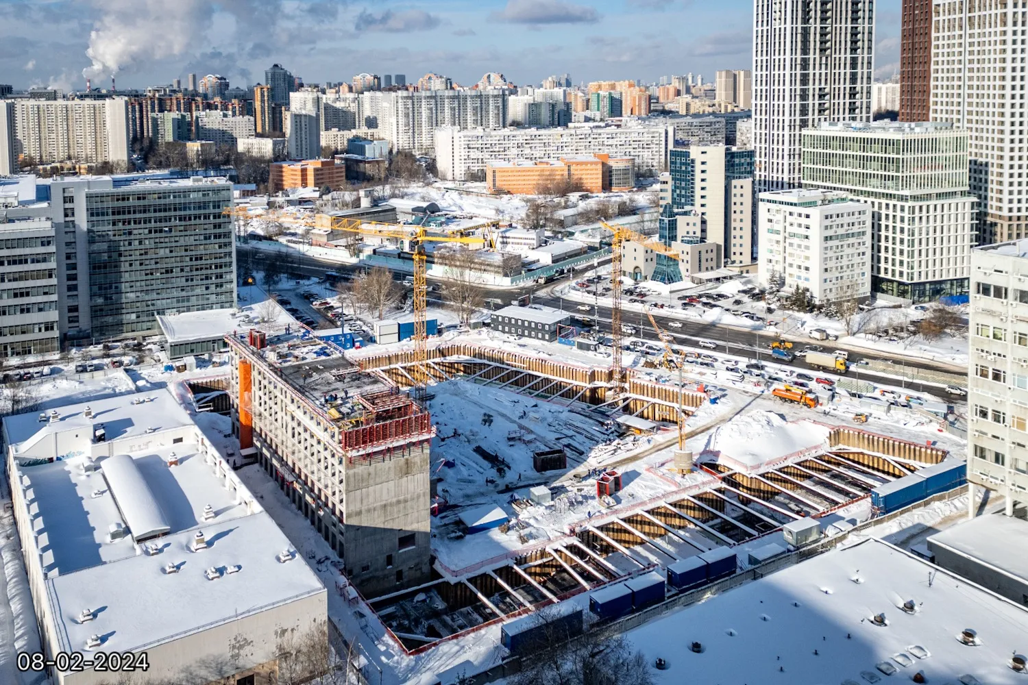 ЖК Обручева 30 ход строительства