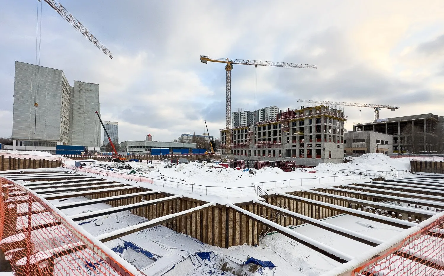 ЖК Обручева 30 ход строительства