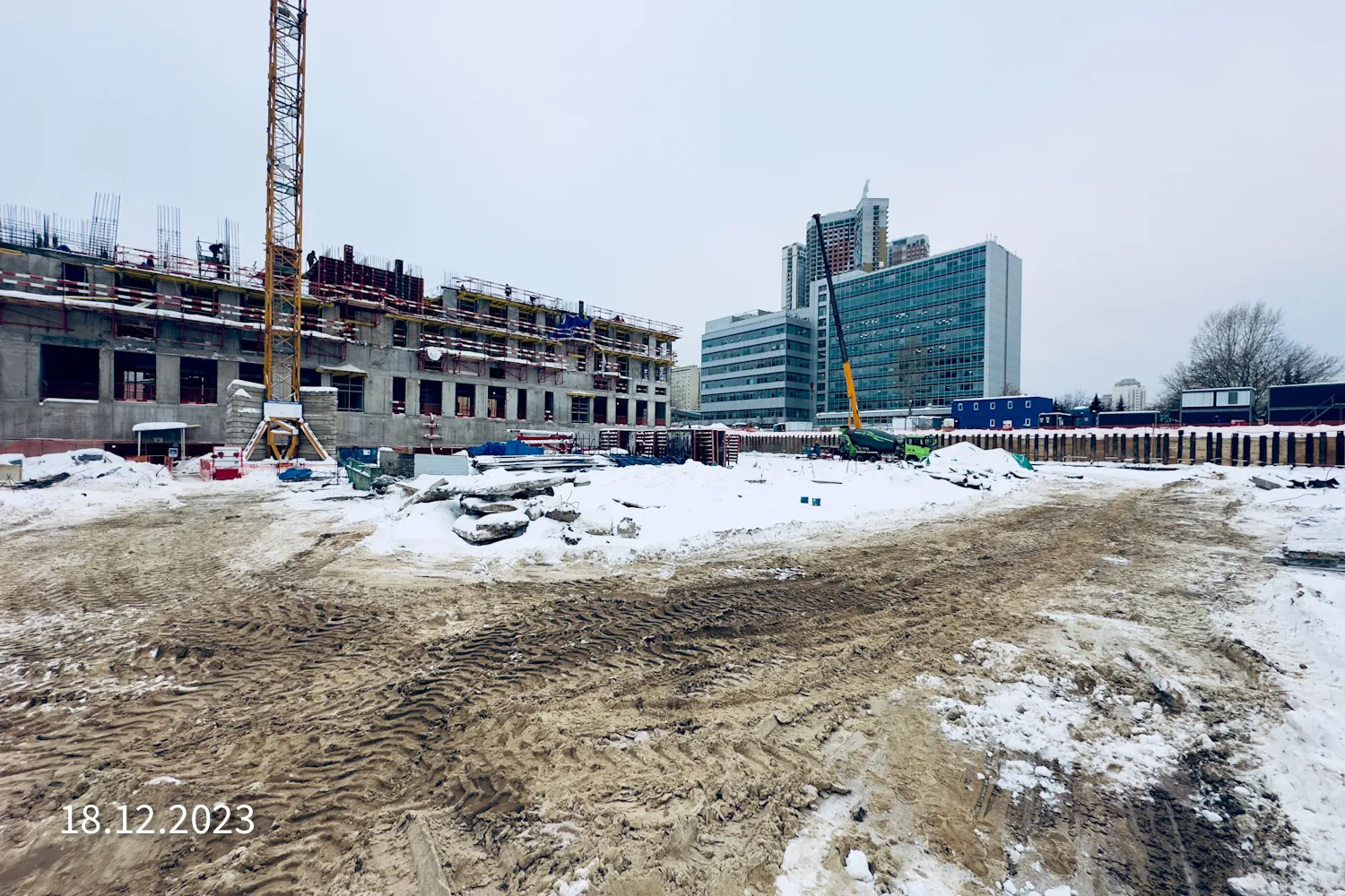 ЖК Обручева 30 ход строительства