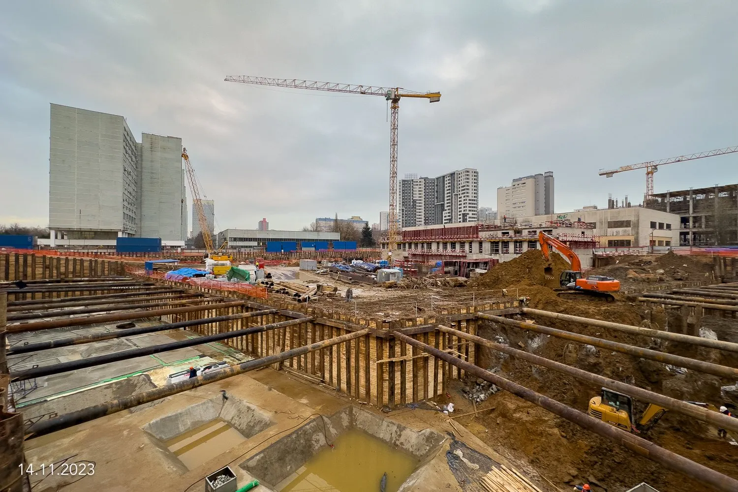 ЖК Обручева 30 ход строительства