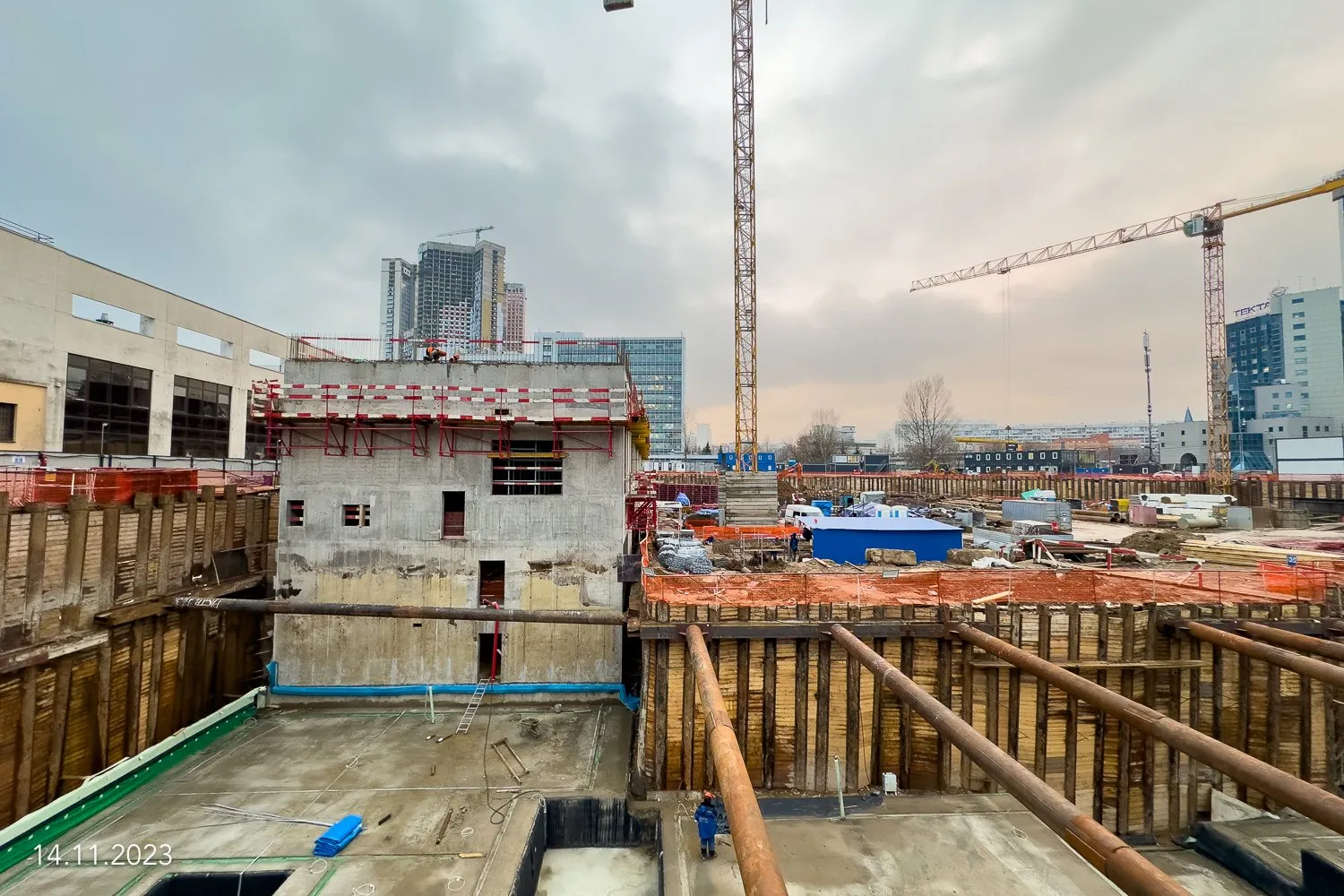 ЖК Обручева 30 ход строительства