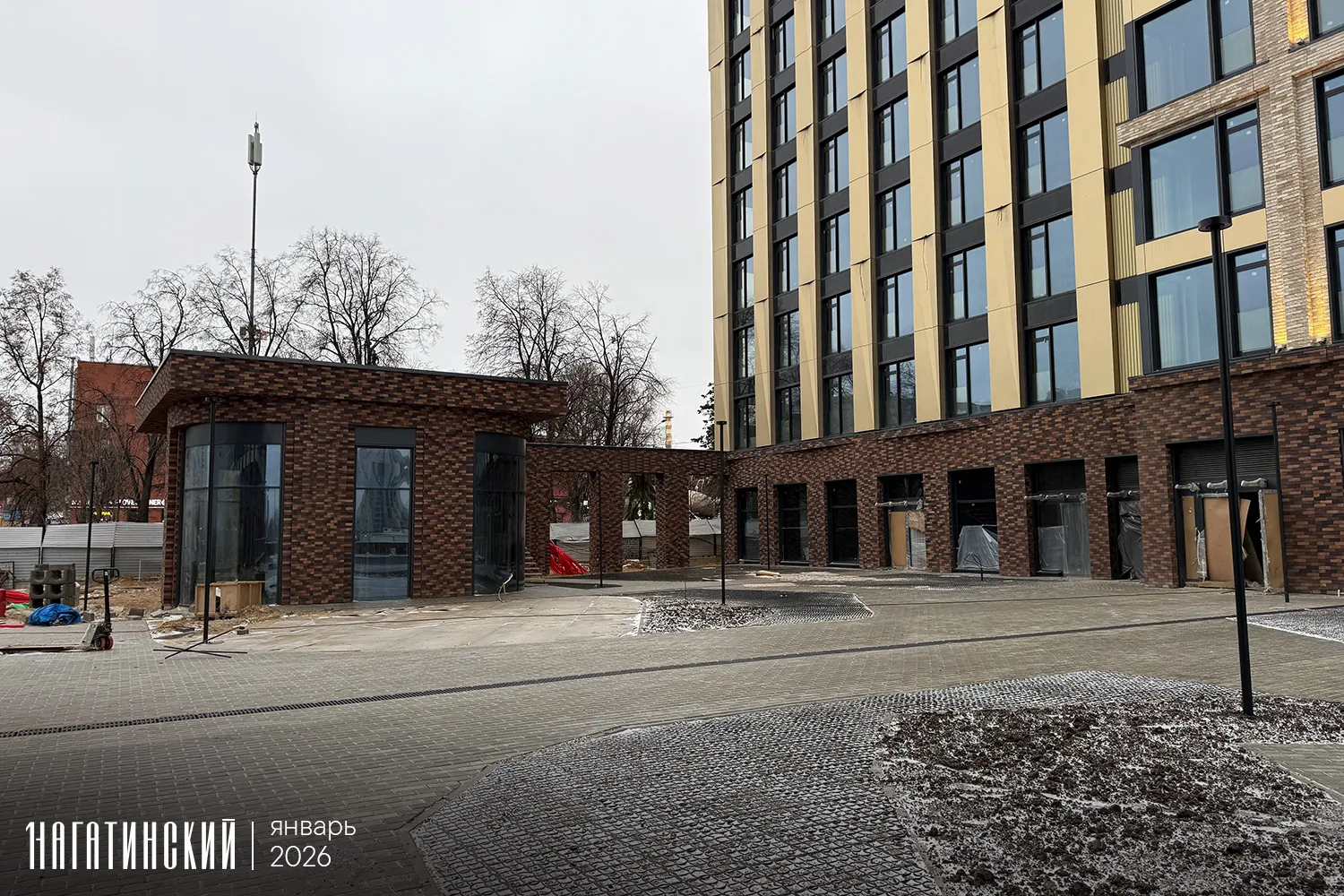 ЖК «1-й Нагатинский» ход строительства