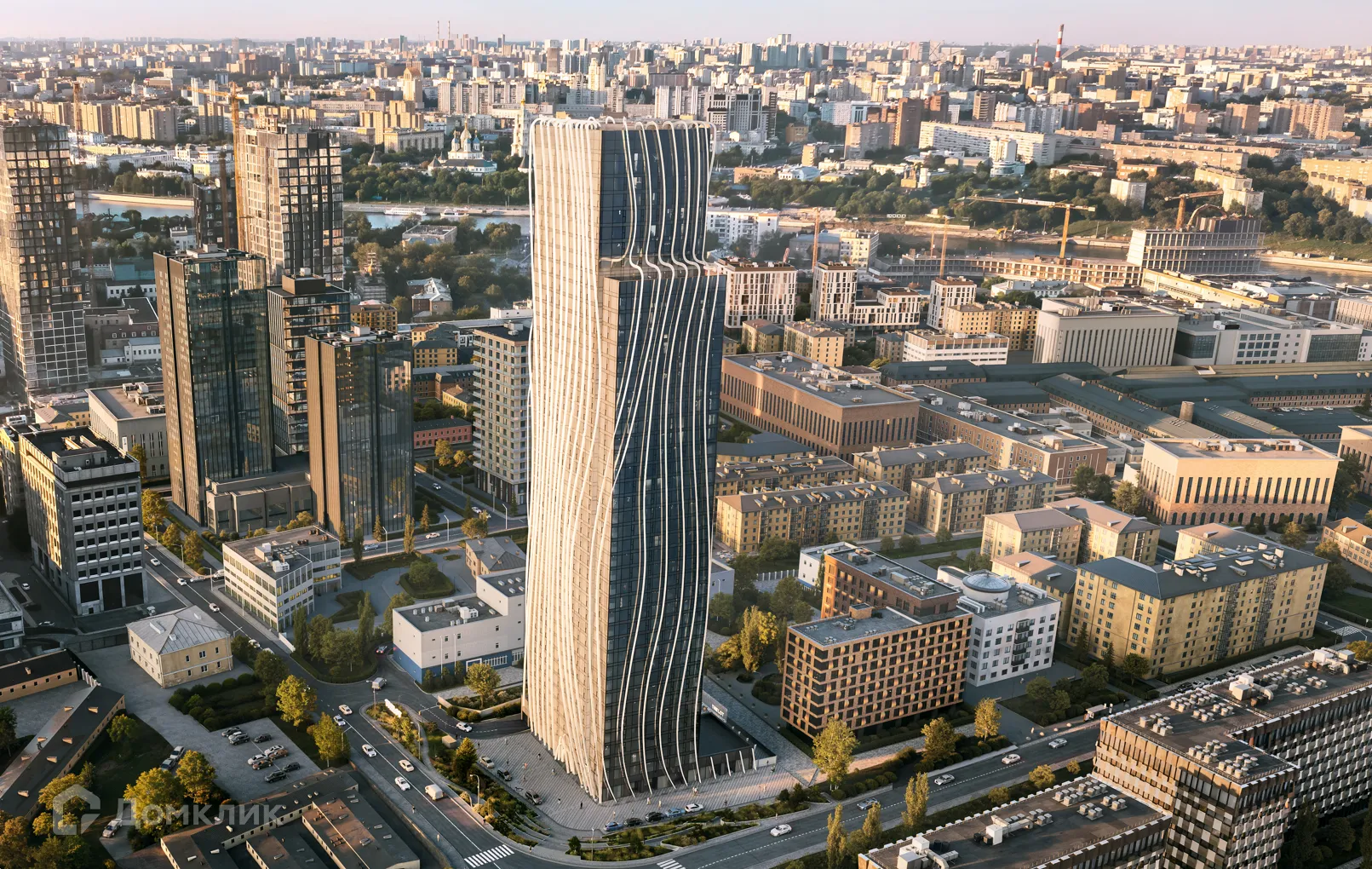 Планировка 3-комнатной квартиры 87.3 м² в ЖК Зе Лот от Аквилон, г. Москва — фото 5