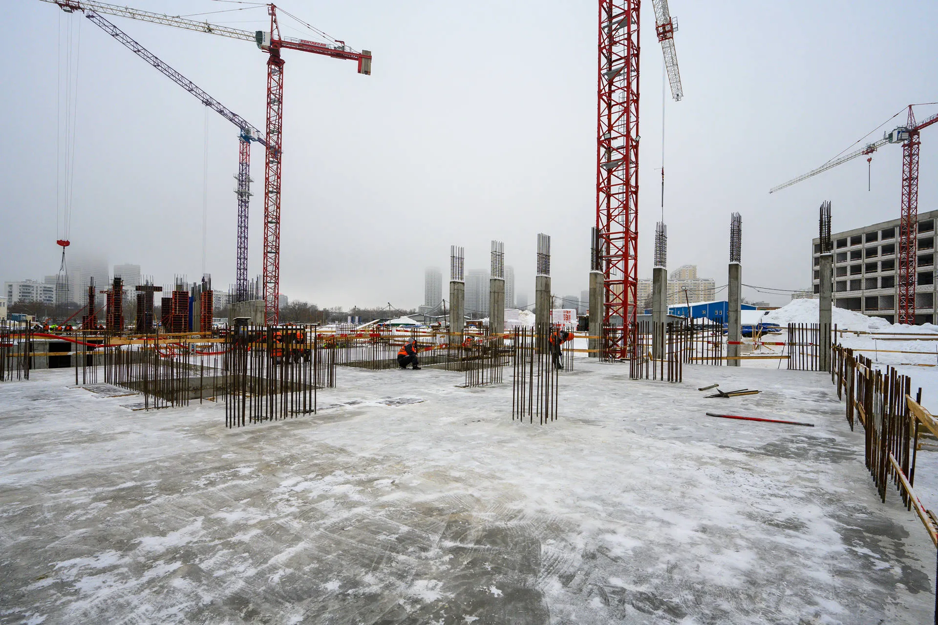 Левел Войковская ход строительства