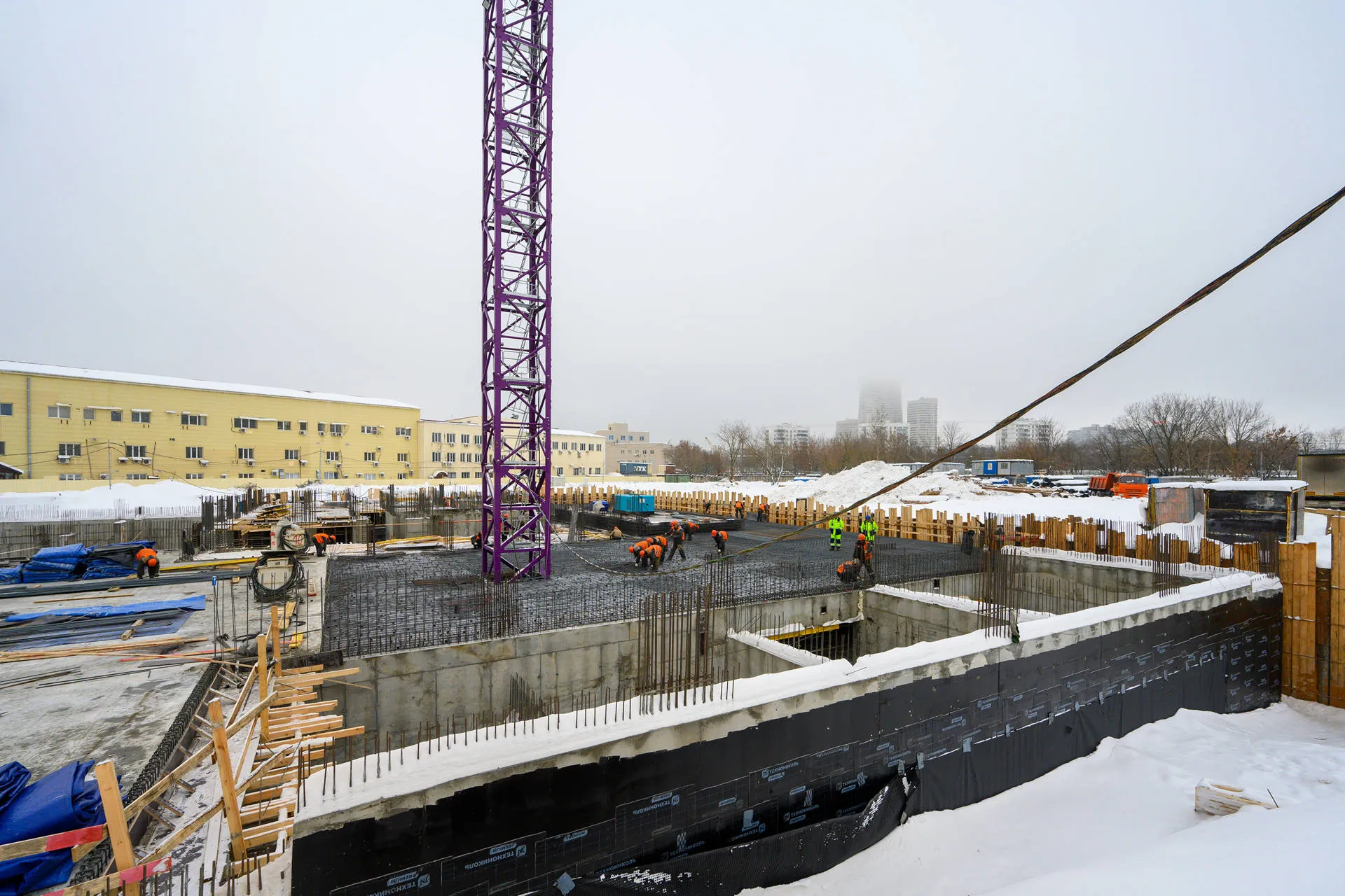 Левел Войковская ход строительства
