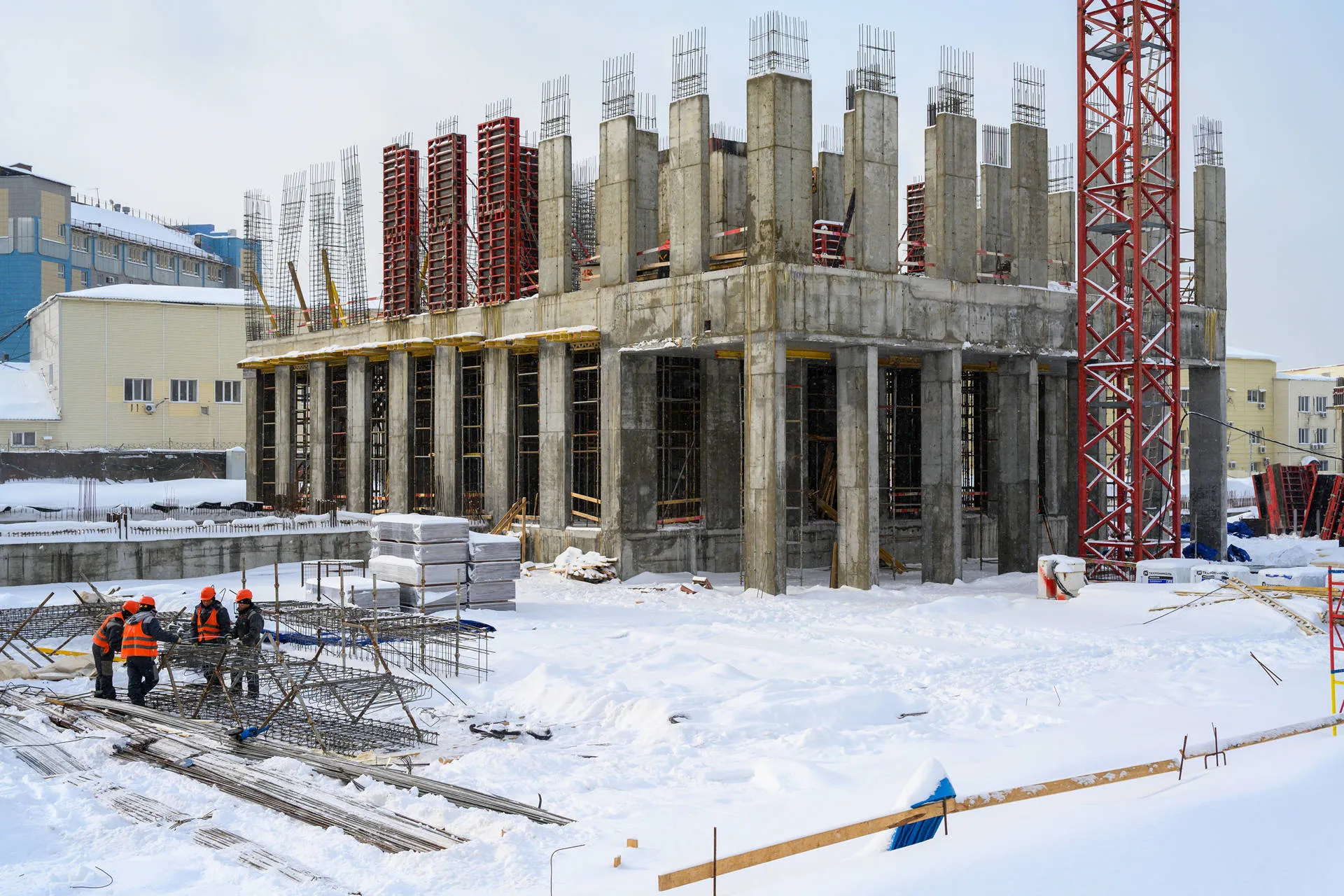 Левел Войковская ход строительства