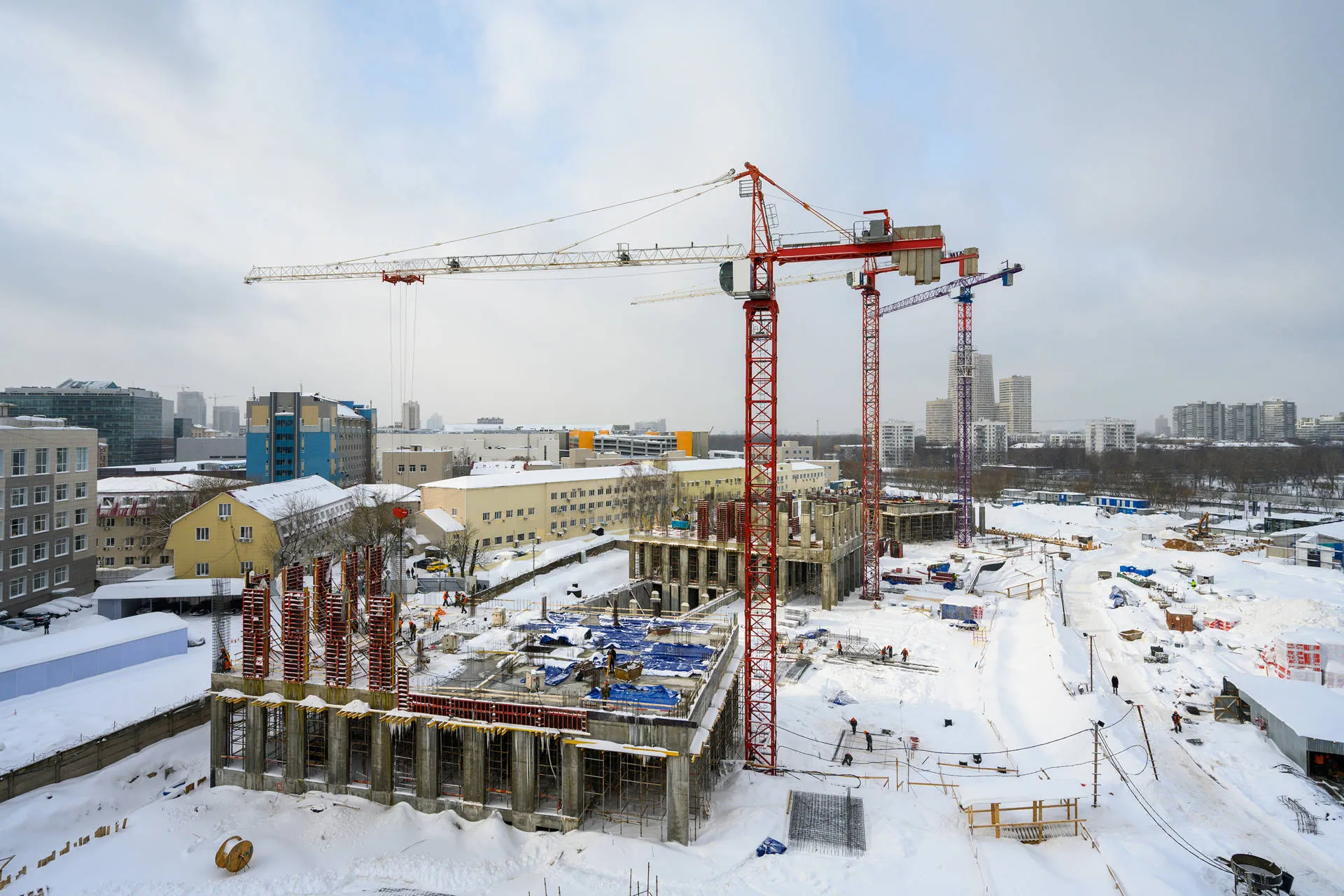 Левел Войковская ход строительства