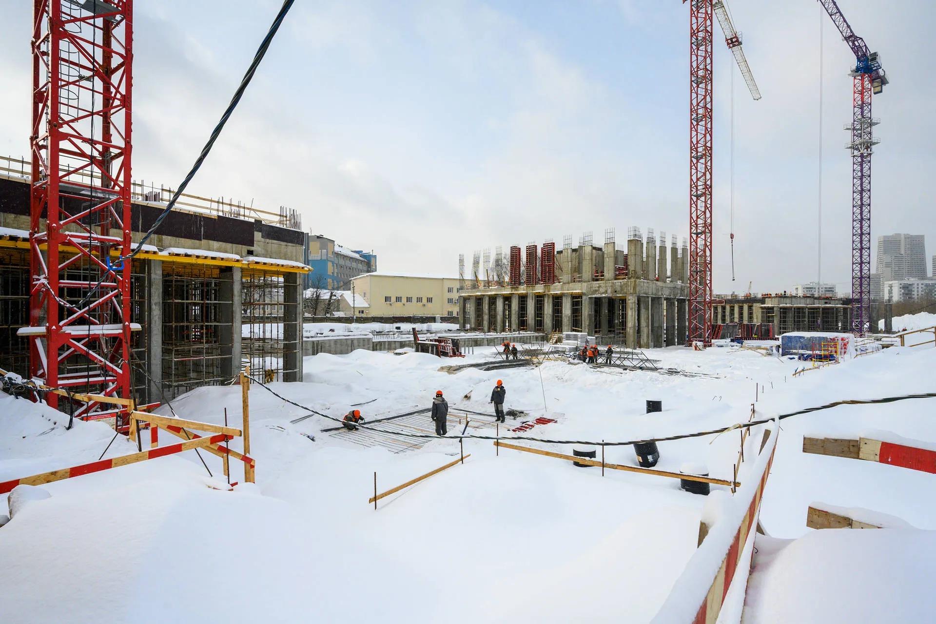 Левел Войковская ход строительства