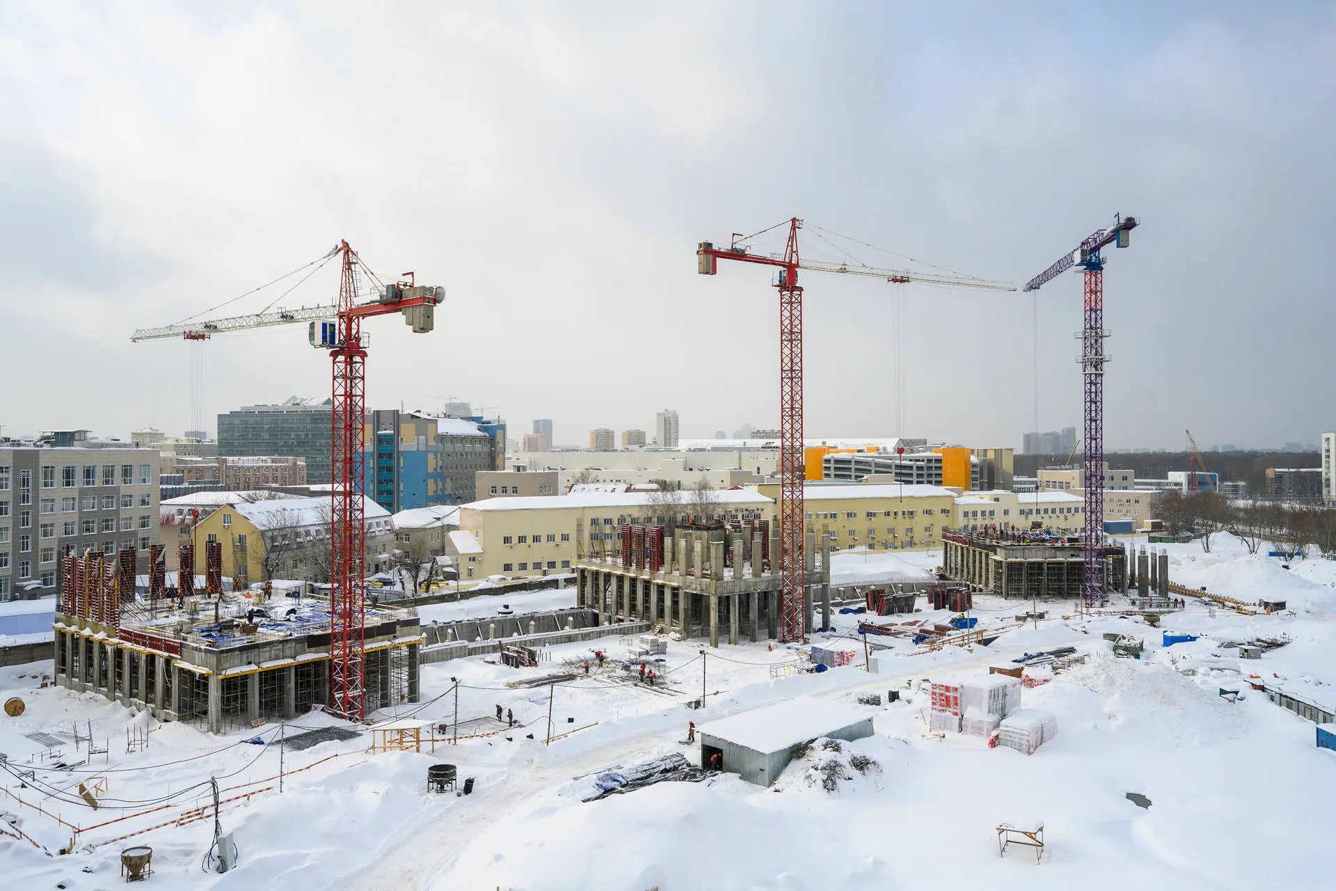 Левел Войковская ход строительства