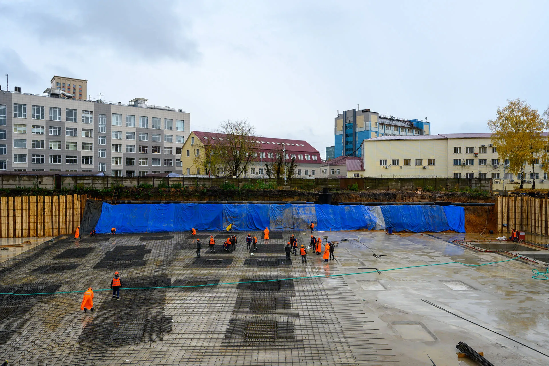 Левел Войковская ход строительства